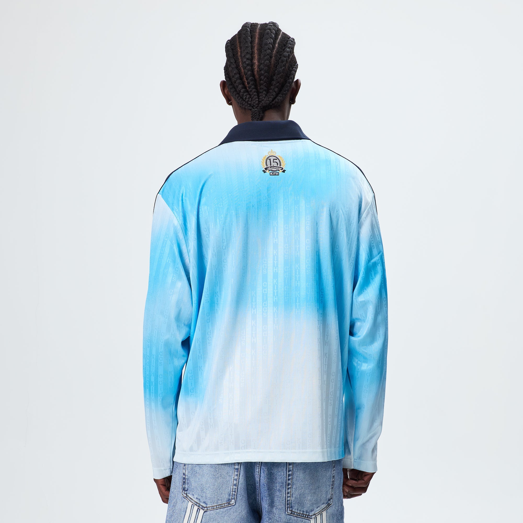 Kith & Messi for adidas Football Blue Goalkeeper Long Sleeve Tee - Blu