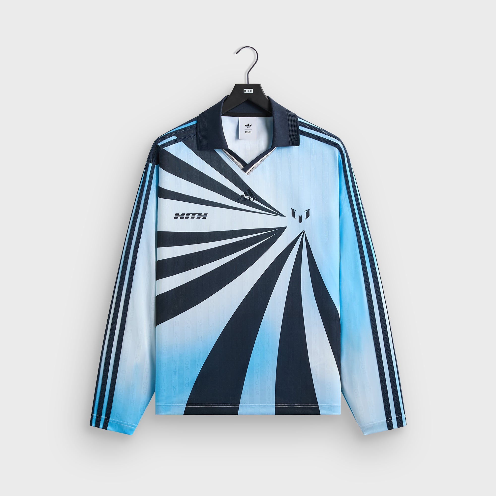 Kith & Messi for adidas Football Blue Goalkeeper Long Sleeve Tee - Blu