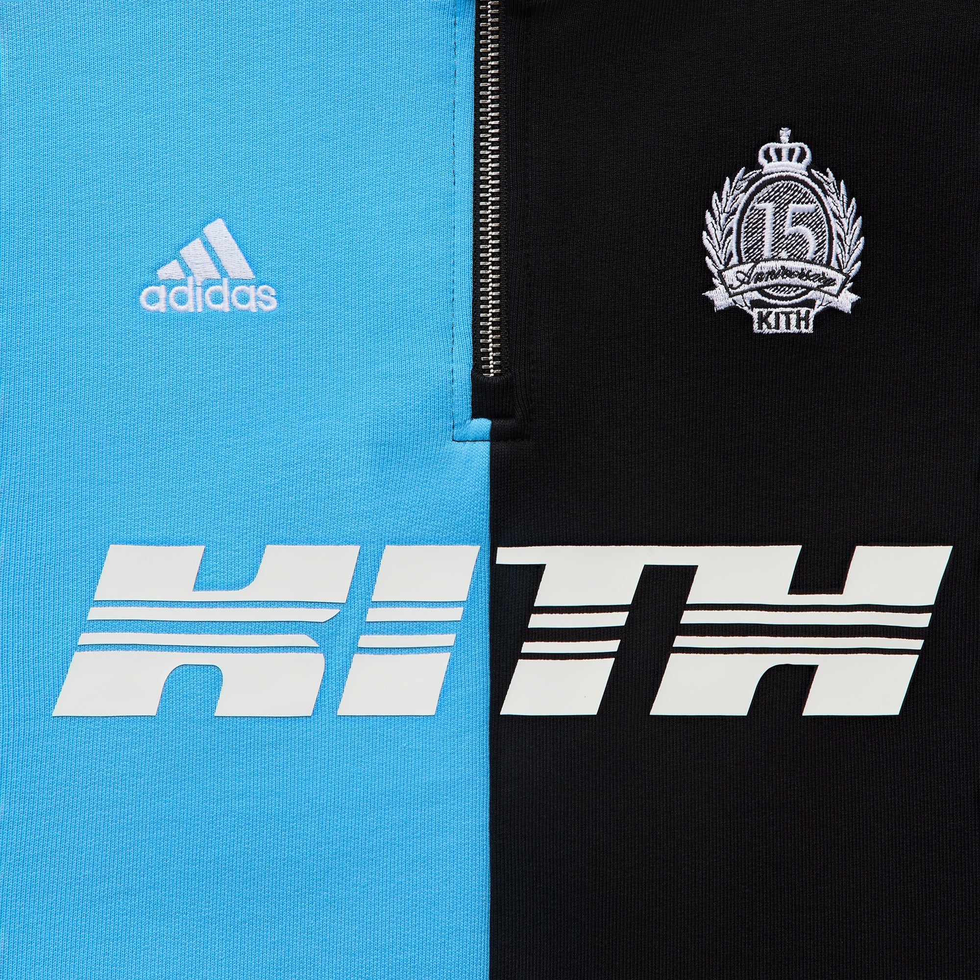 Kith & Messi for adidas Football Fleece Quarter Zip - Night Navy