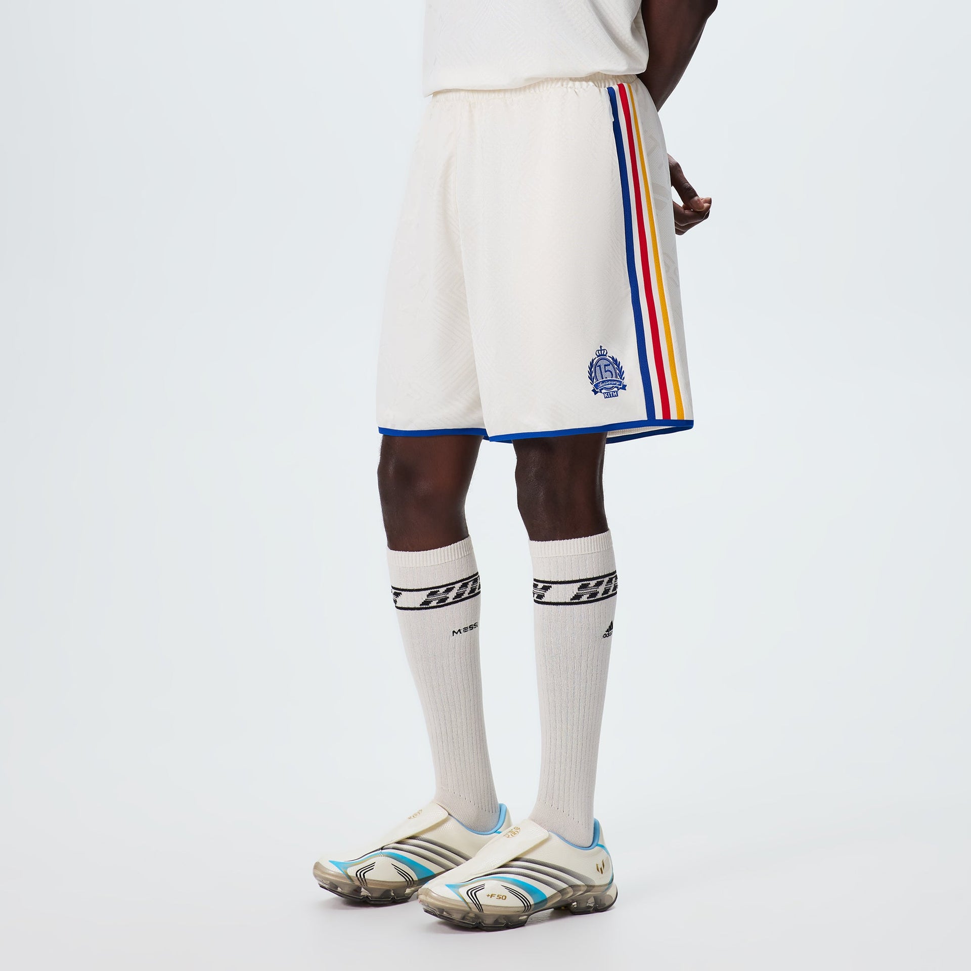Kith & Messi for adidas Football Jersey Short - Chalk White