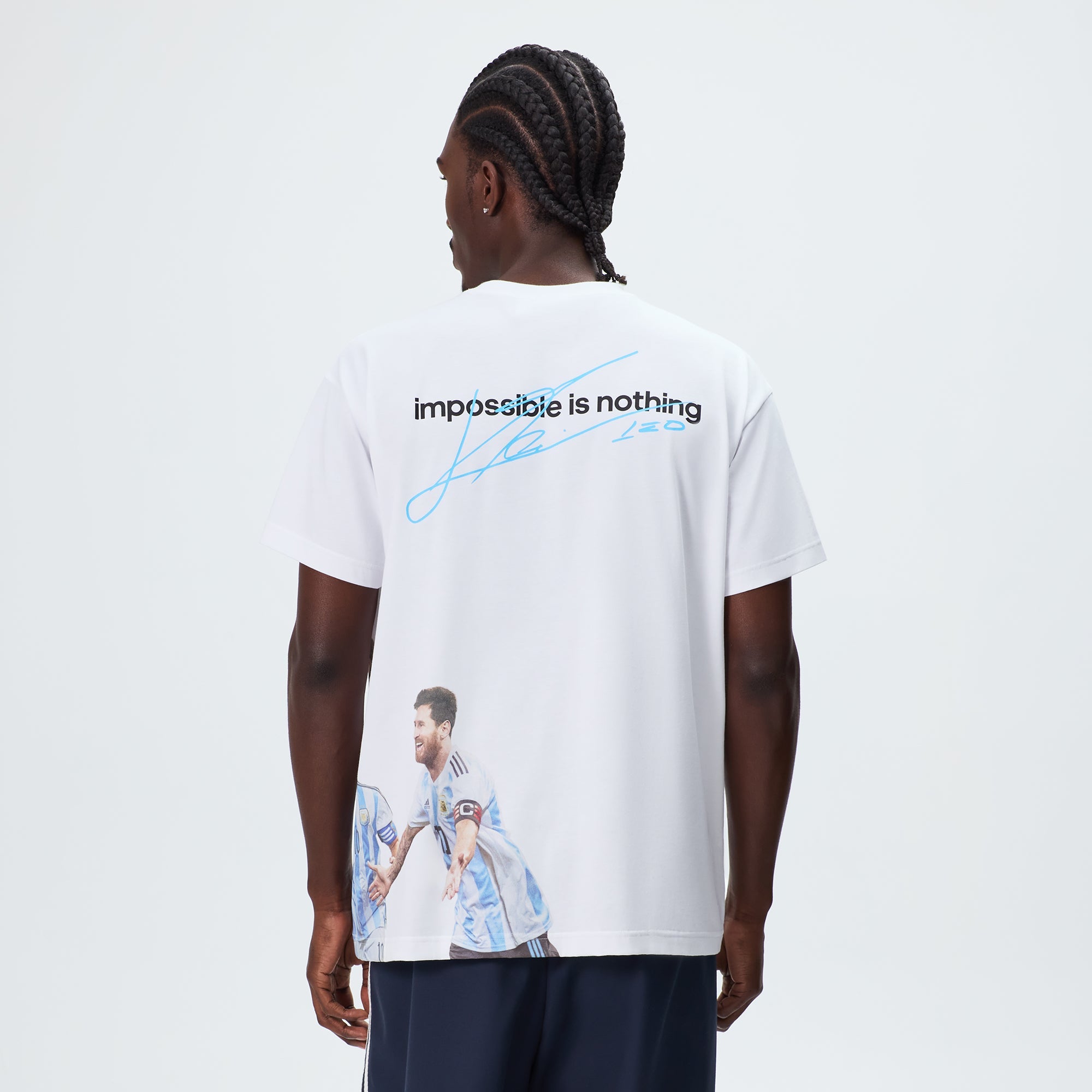 トップス Kith & Messi World Cup graphic Tee Kith & Messi for adidas Football World Cup Graphic Tee - White