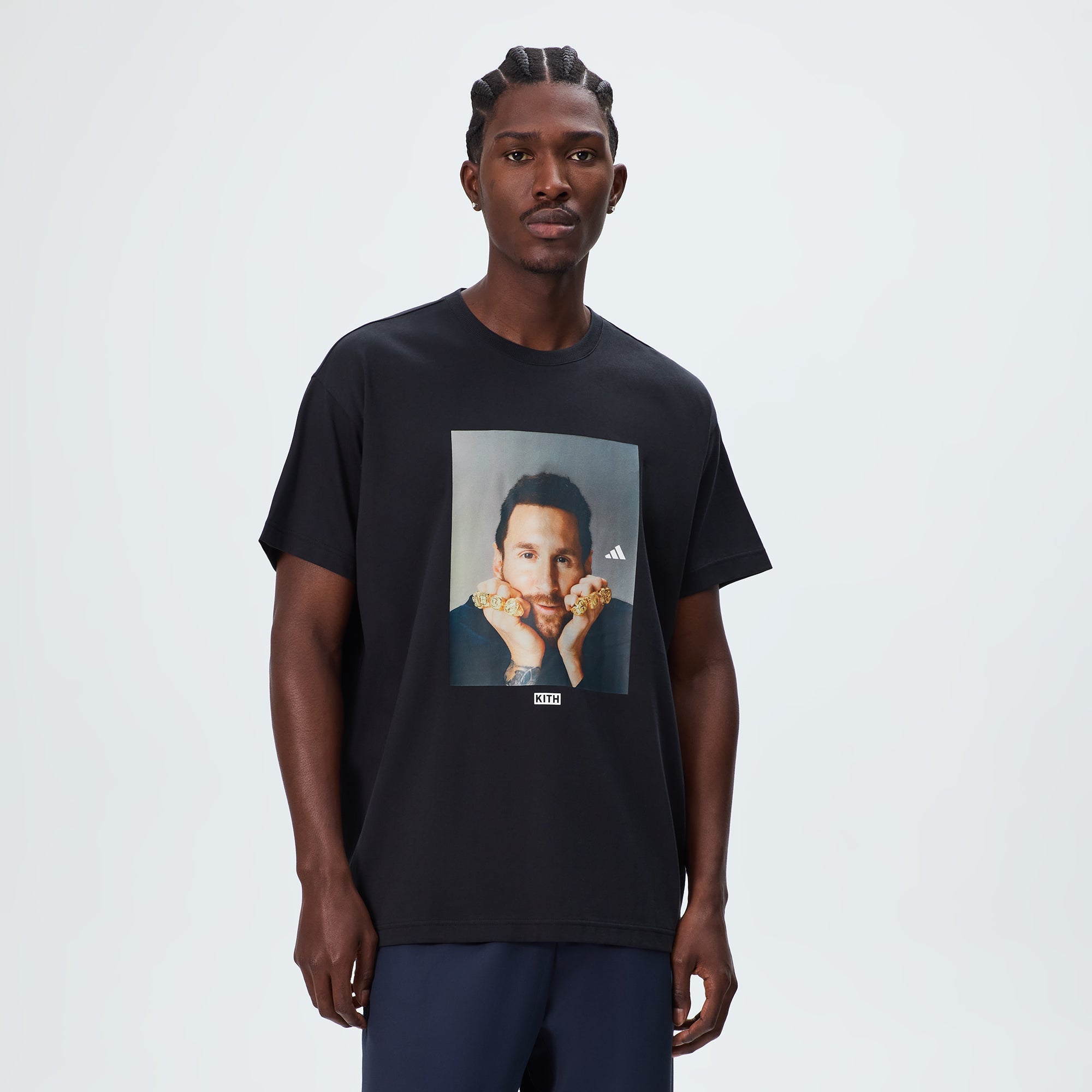 トップス KITH x  Messi Graphic T-Shirt M Kith & Messi for adidas Football Graphic Tee - Black