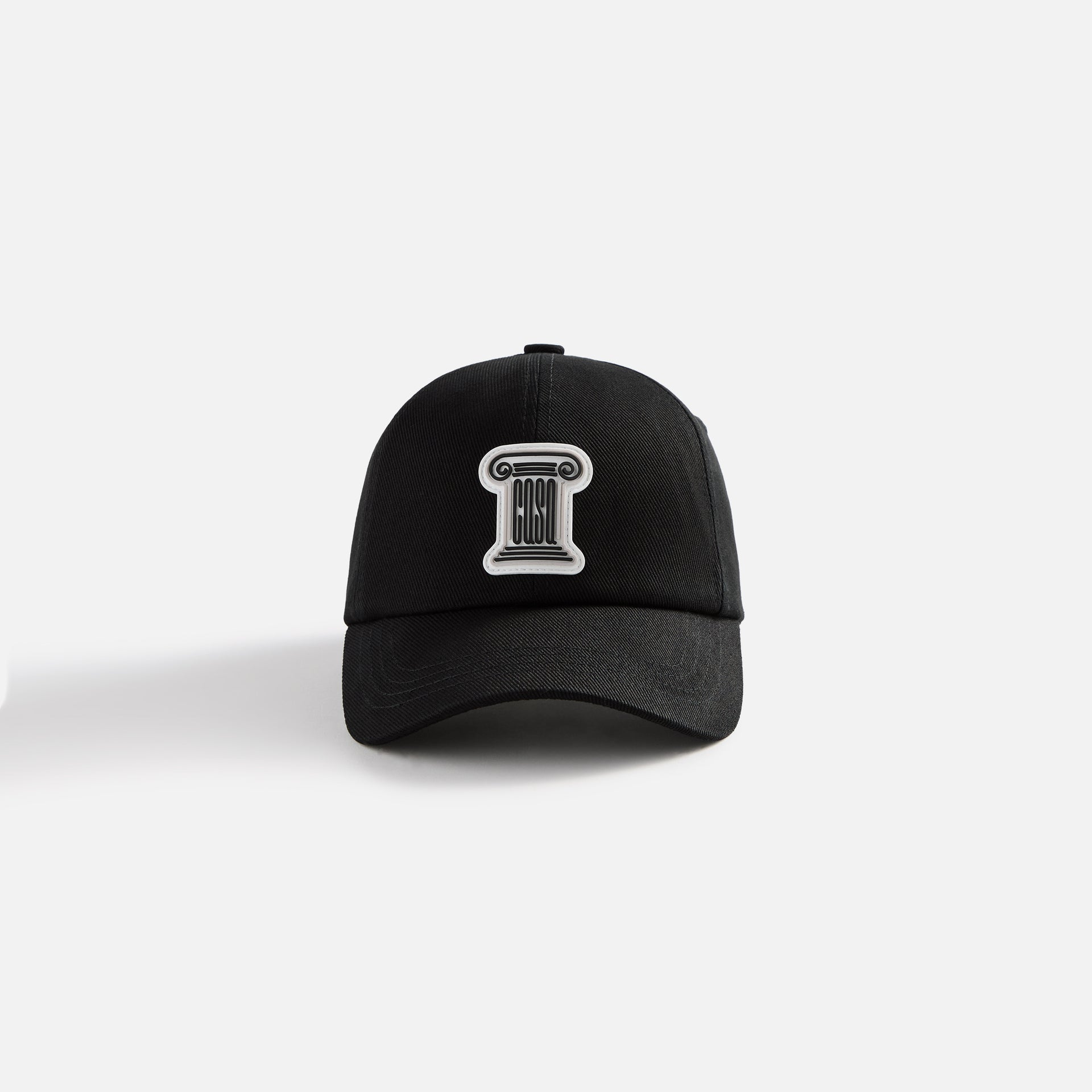 Casablanca Casa Colum Rubber Patch Cap - Black