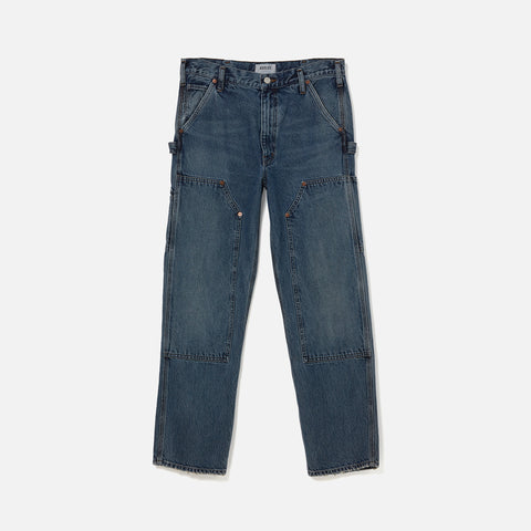 Monogram Detail Carpenter Denim Pants - Ready to Wear