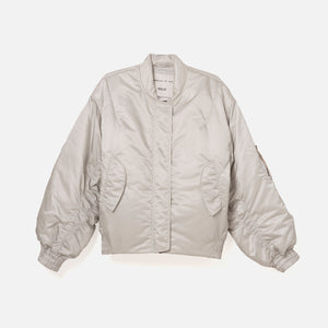 Agolde x Shoreditch Ski Club Nisa Bomber Jacket - Oyster