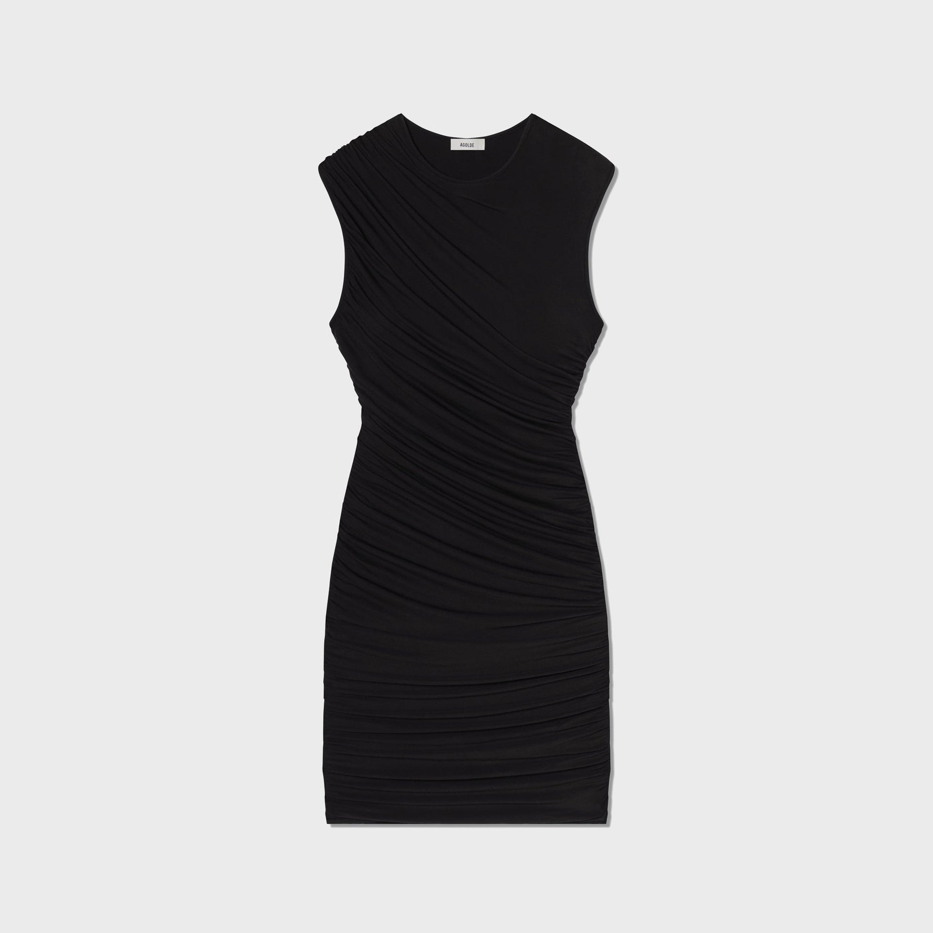 Agolde Ester Twist Dress - Black