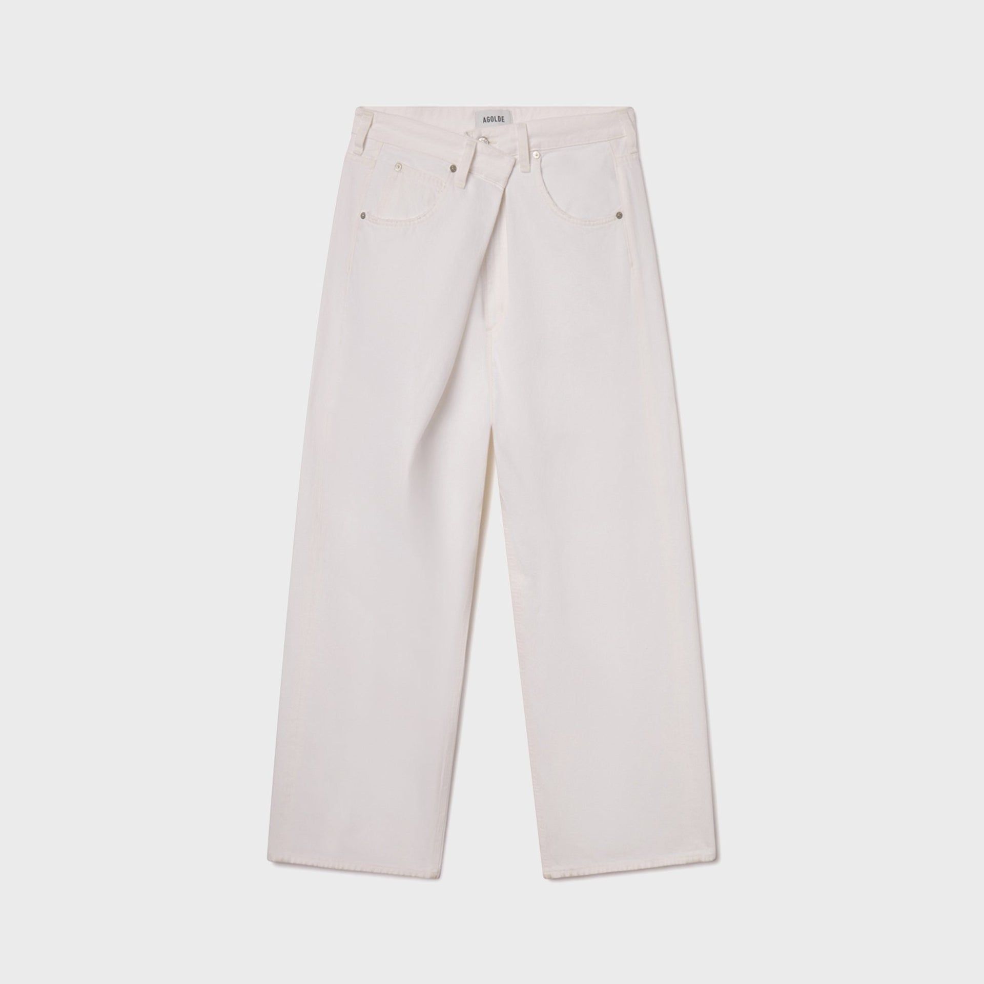 Agolde Vana Fold Jean - Milkshake