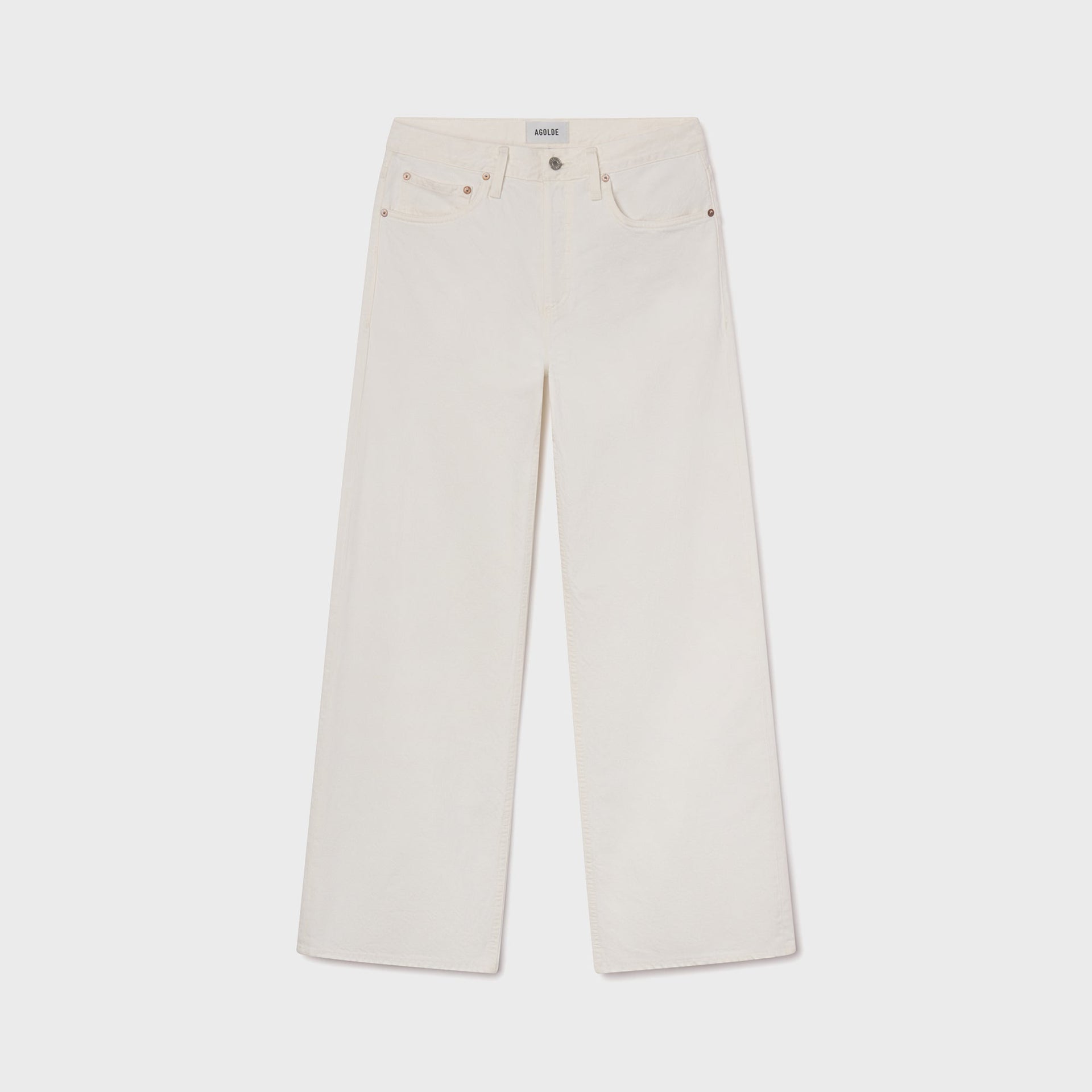 Agolde Arc Jeans - Chalk White
