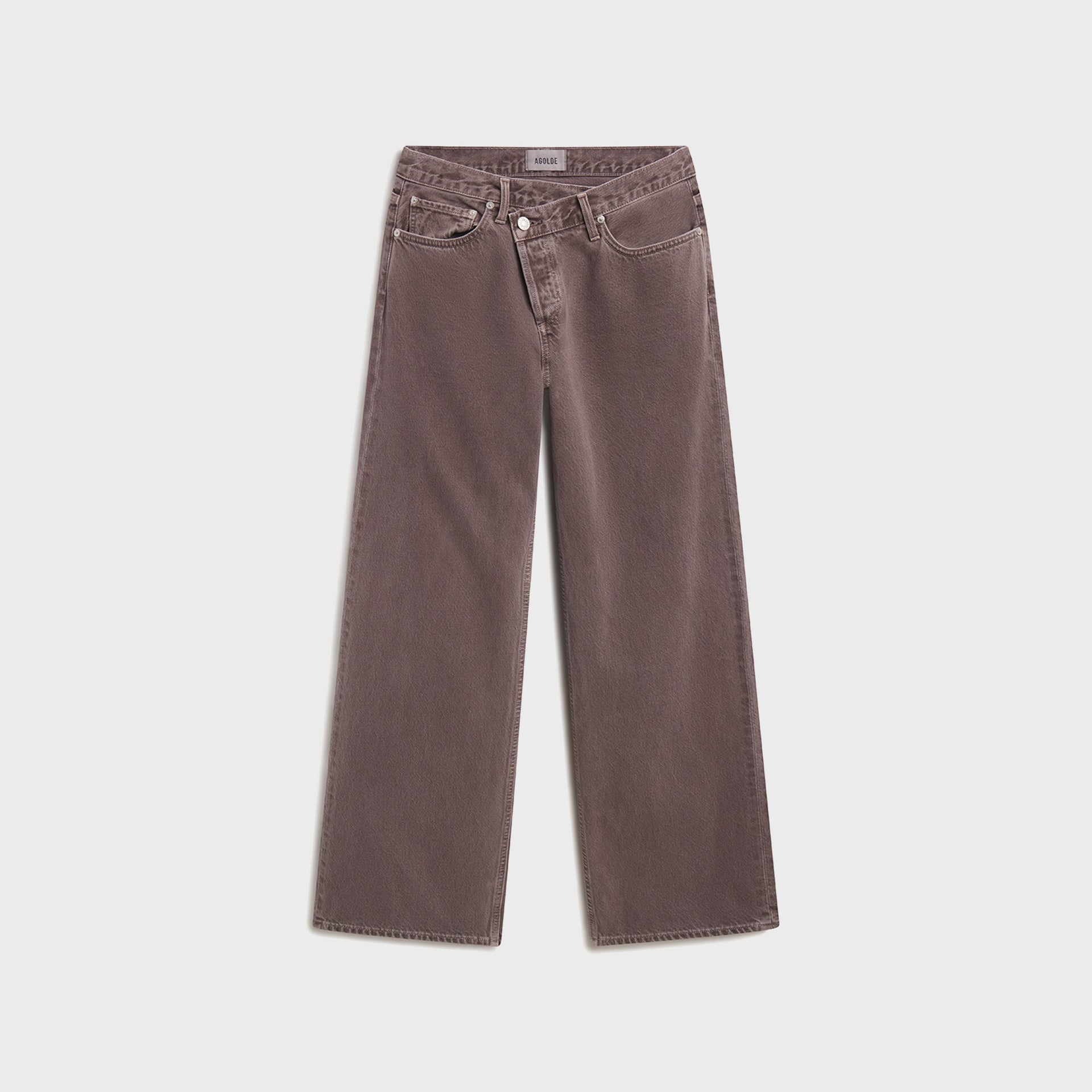 Agolde Arc Criss Cross Jean - Mauvine