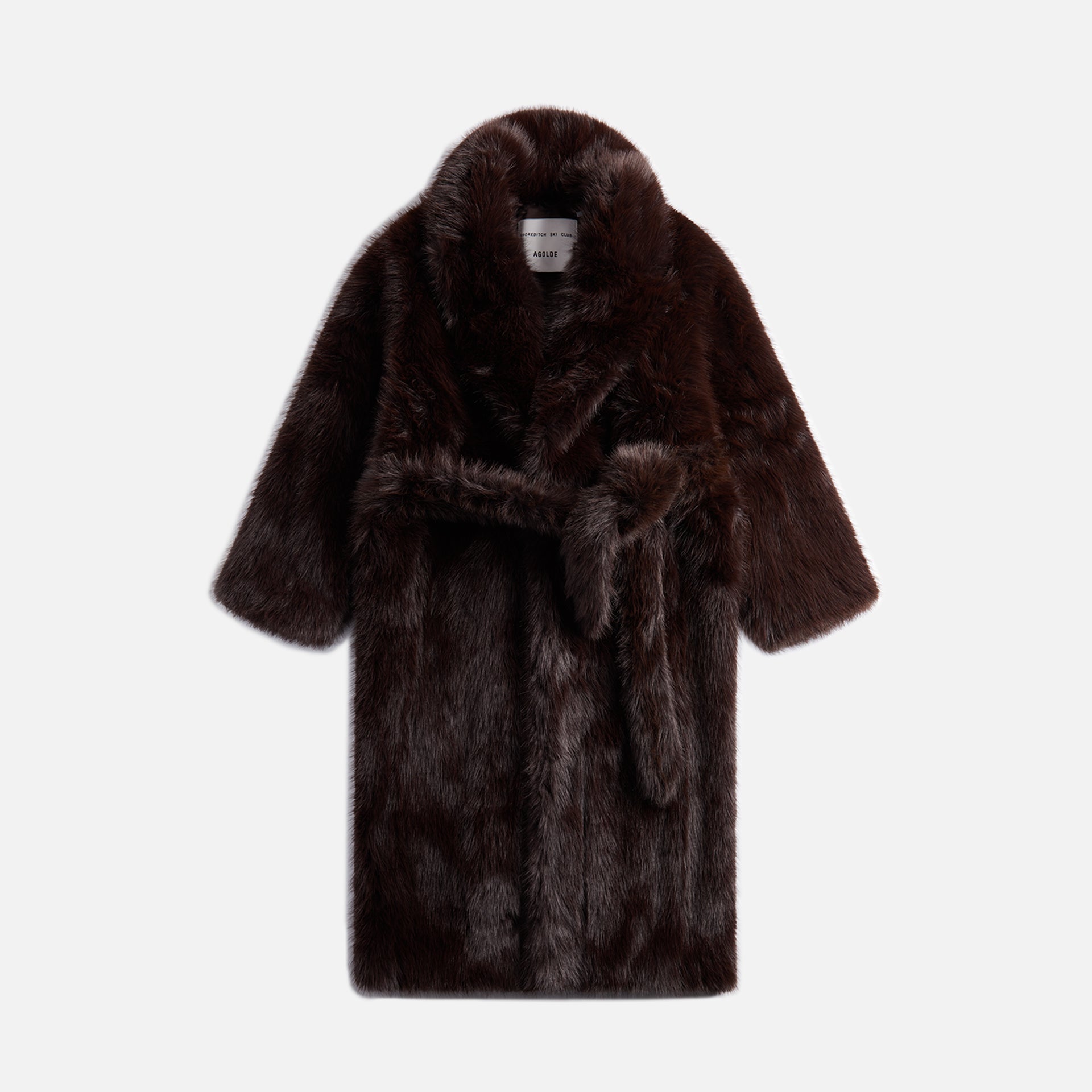 Agolde Ebony Shearling Coat - Infusion