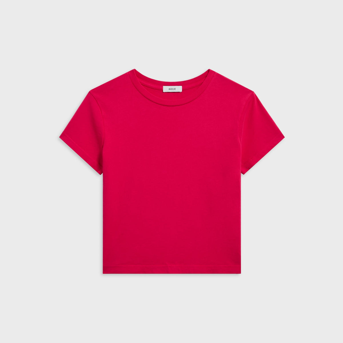 Agolde Long Line Adine Tee - Cerise