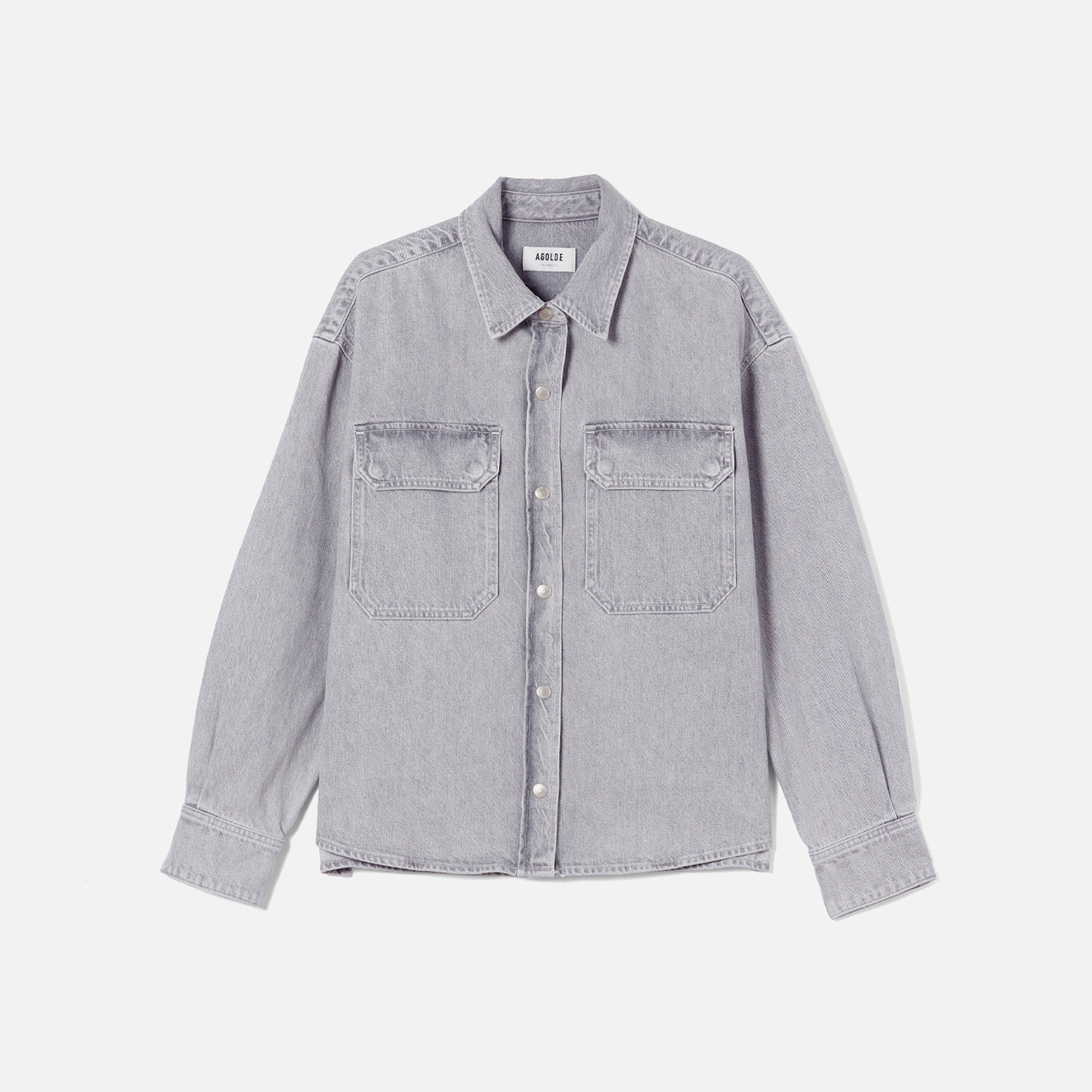 Agolde Gwen Slice Shirt Rain Kith