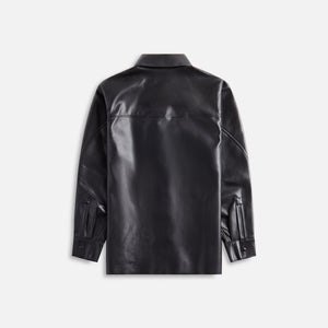 Agolde Aylin Vegan Leather Shirt - Detox