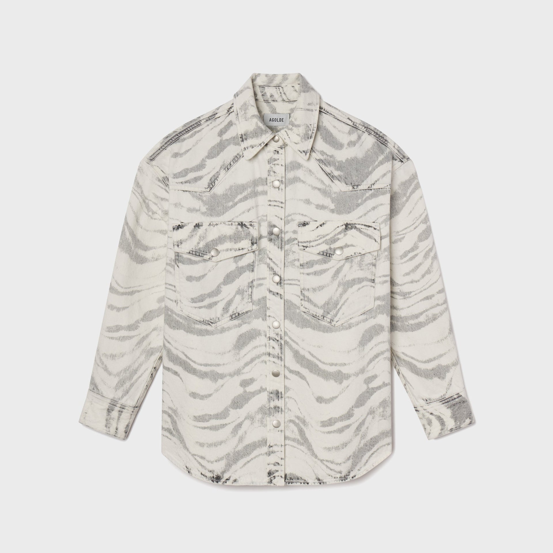 Agolde Lotta Shirt - Quiver