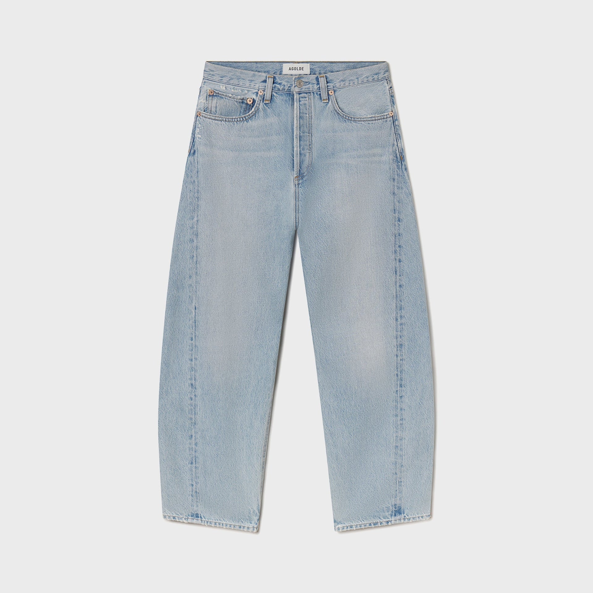 Agolde Luna High Rise Pieced Taper Jeans - Addition