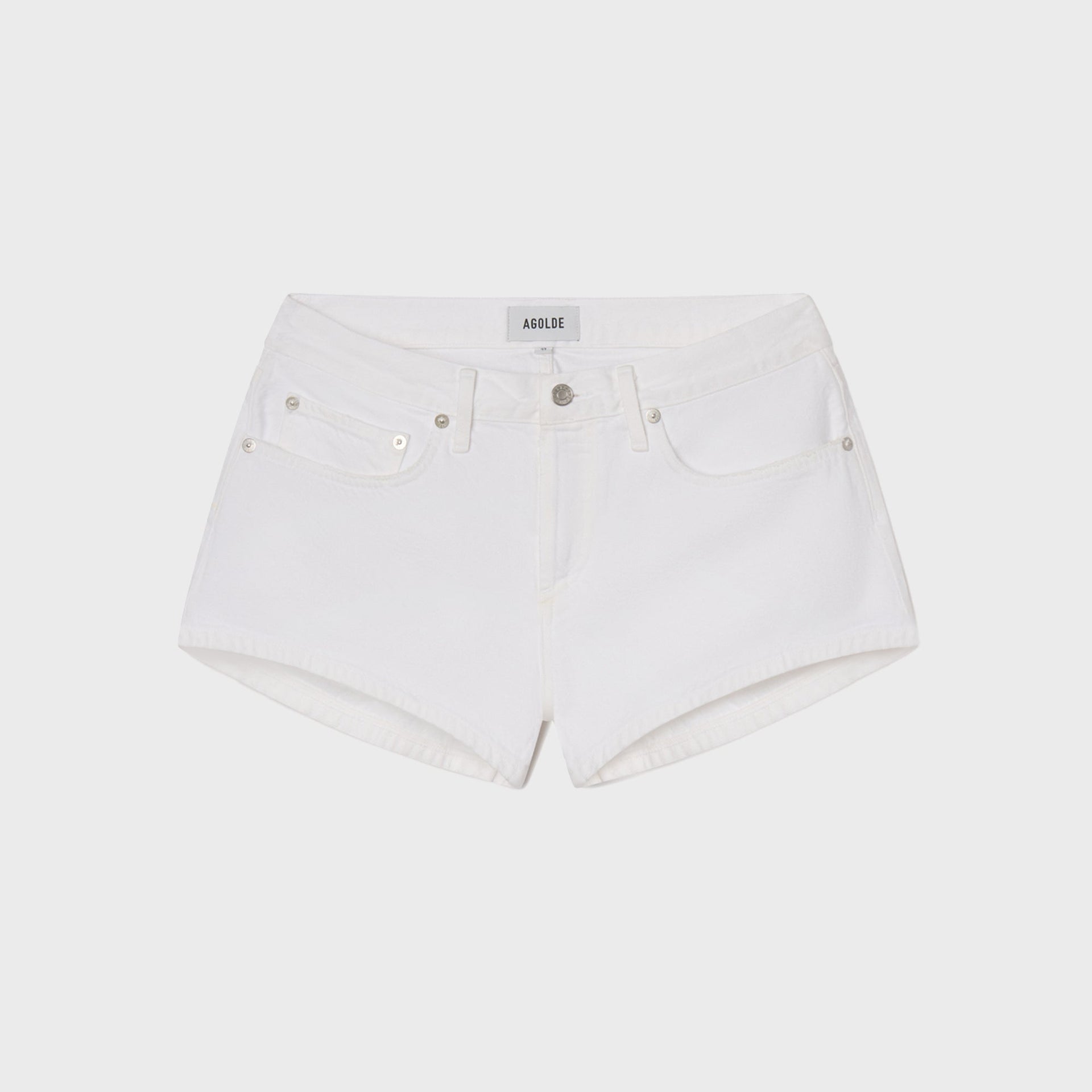 Agolde Low Rise Parker Short - Marshmallow
