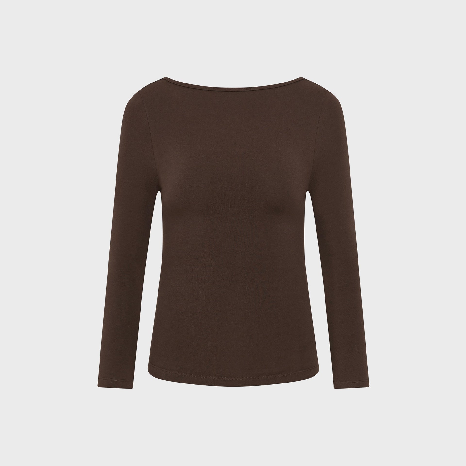 St. Agni Soft Jersey Ballerina Top - Liquer