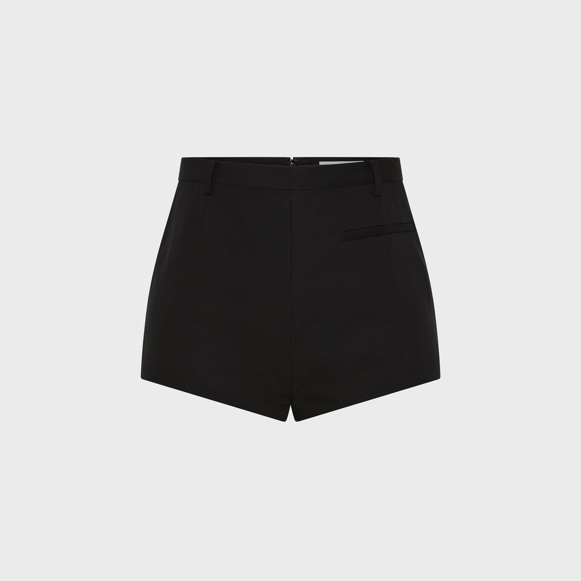 St. Agni Wool Tailored Mini Short - Black
