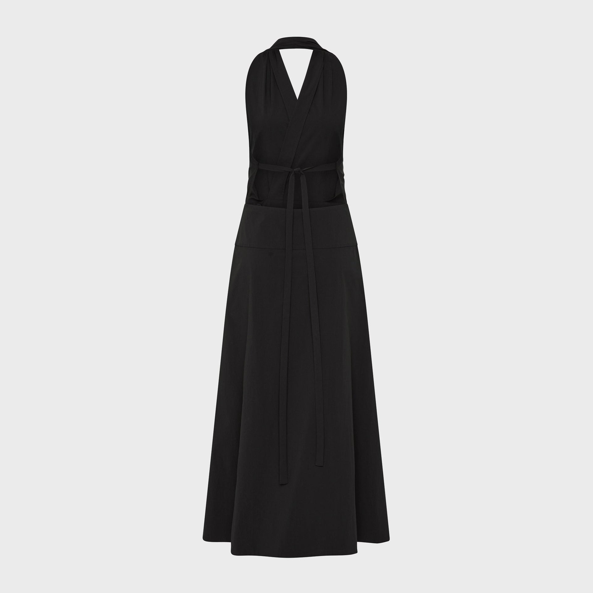 St. Agni Halter Wrap Dress - Black St. Agni Halter Wrap Dress - Black