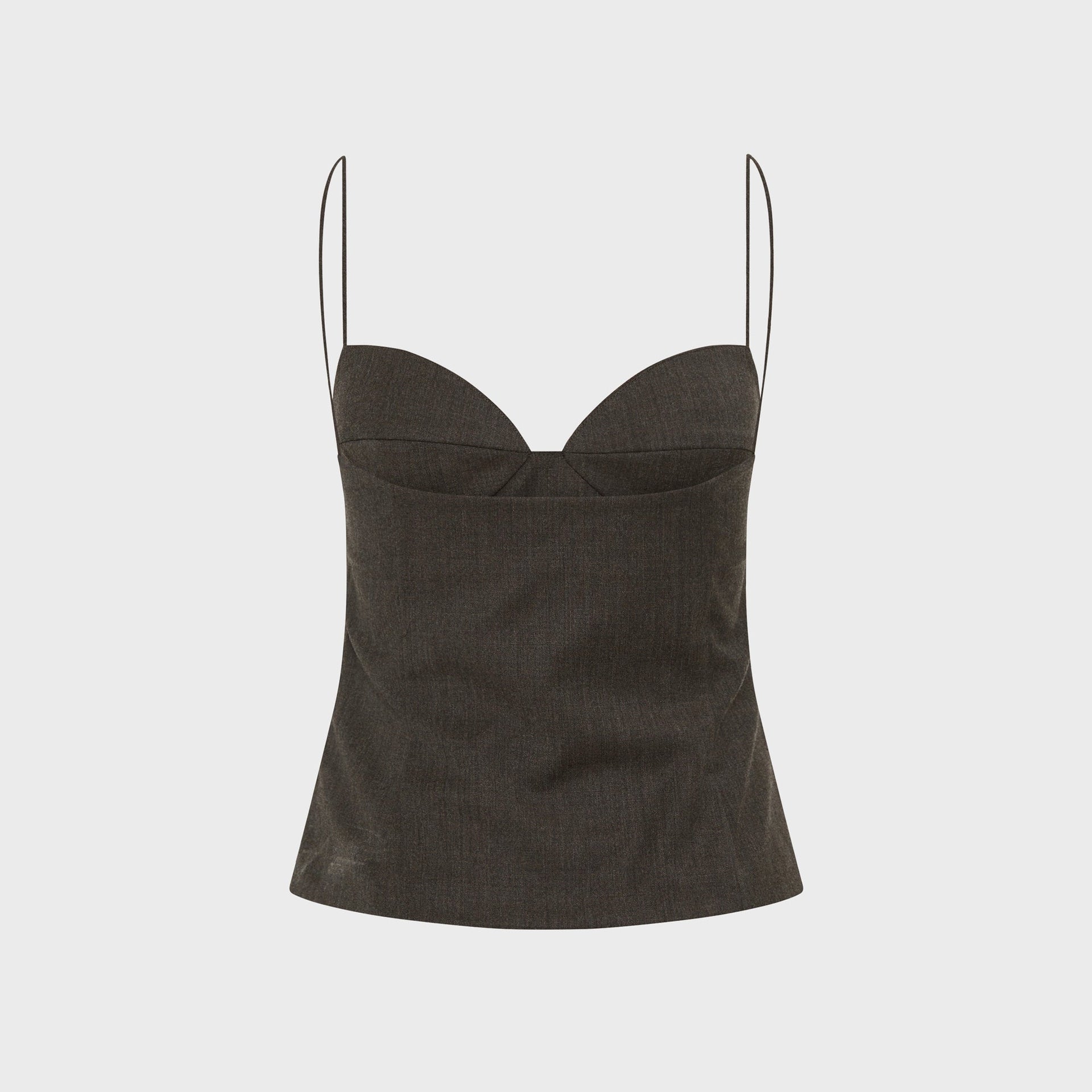 St. Agni Wool Cami Top - Mulch