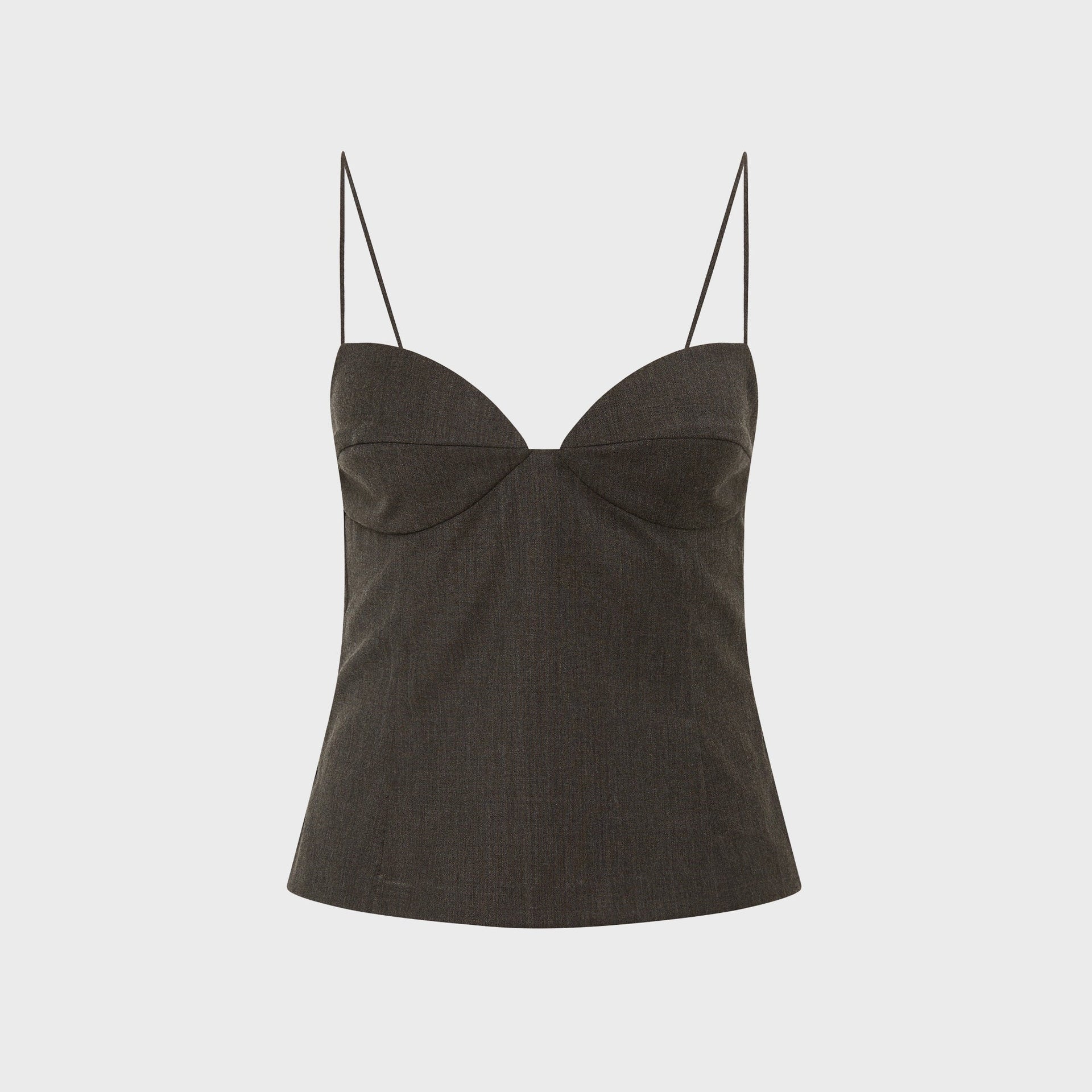 St. Agni Wool Cami Top - Mulch