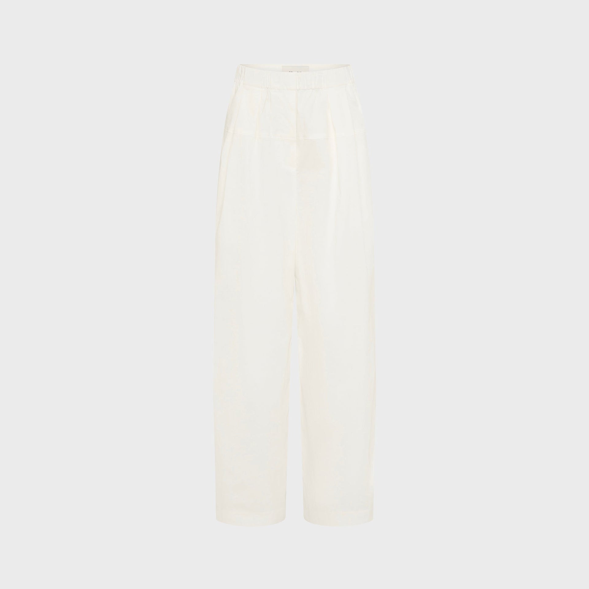St. Agni Relaxed Pleat Pant - Off White
