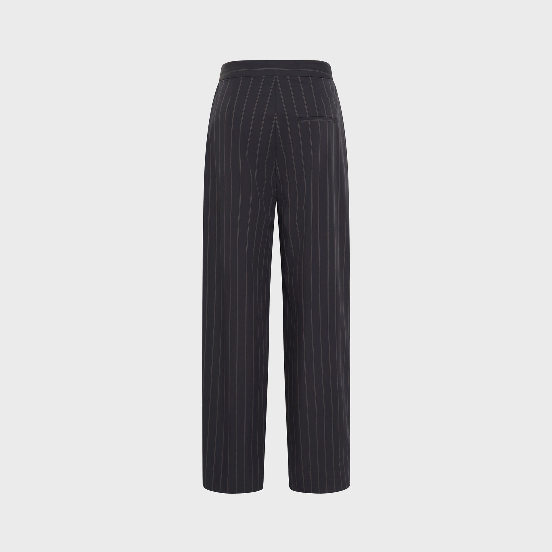 St. Agni Stripe Relaxed Pleat Pant - Ink Stripe
