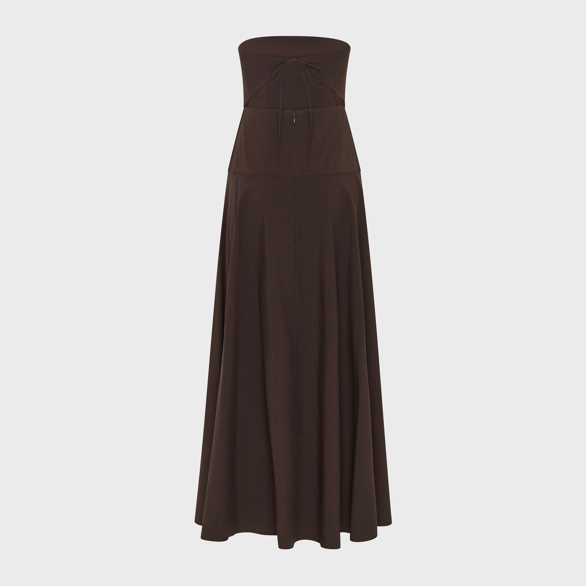 St. Agni Structured Cotton Dress - Champagne