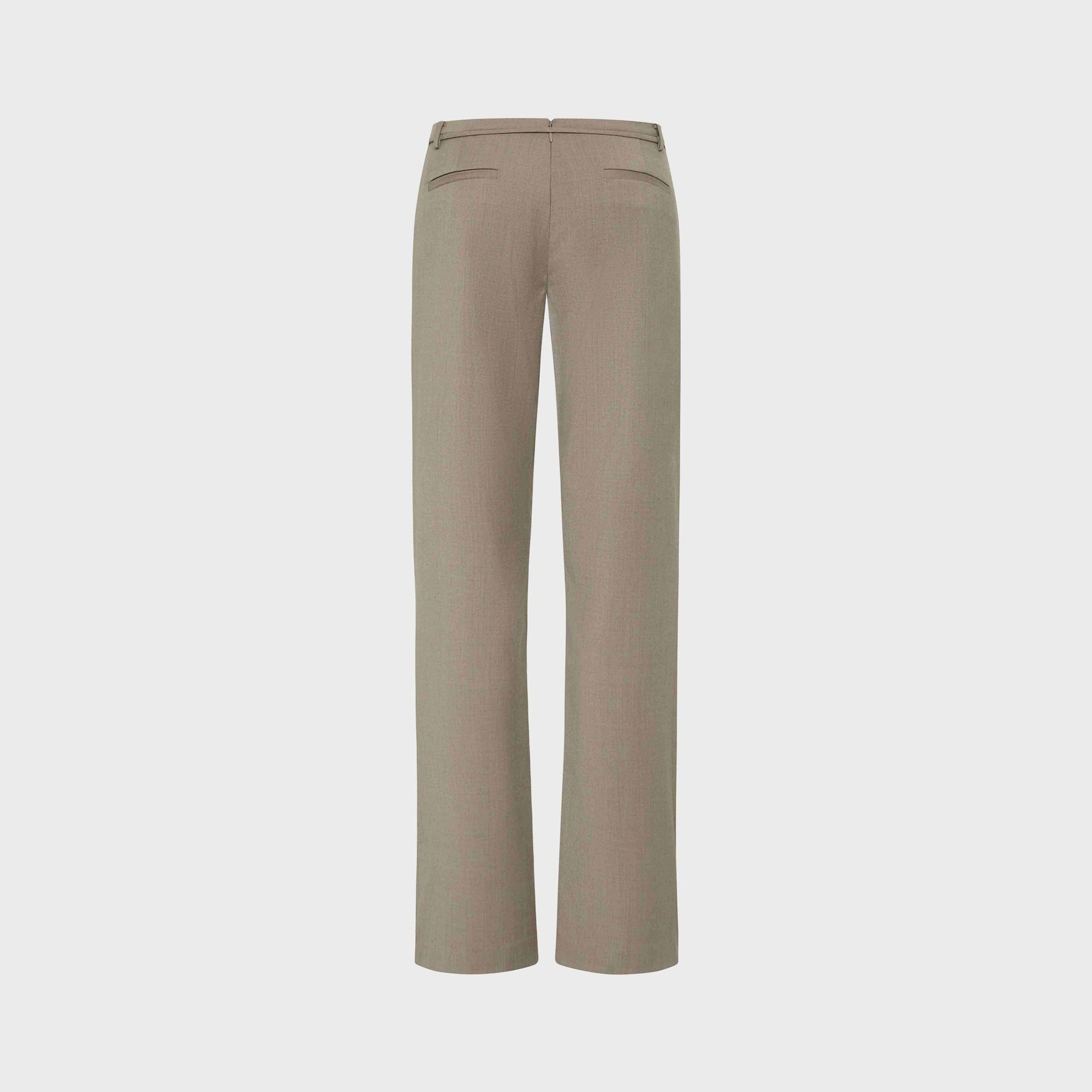 St. Agni 90s Belt Minimal Pant - Light Taupe