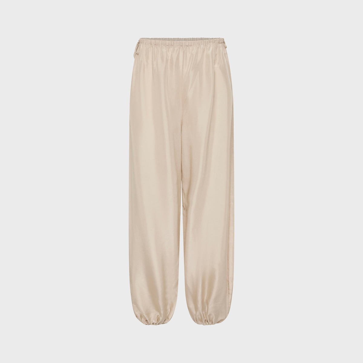 St. Agni Silk Adjustable Balloon Pant - Soft Ash