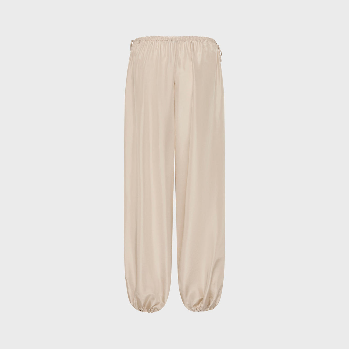 St. Agni Silk Adjustable Balloon Pant - Soft Ash