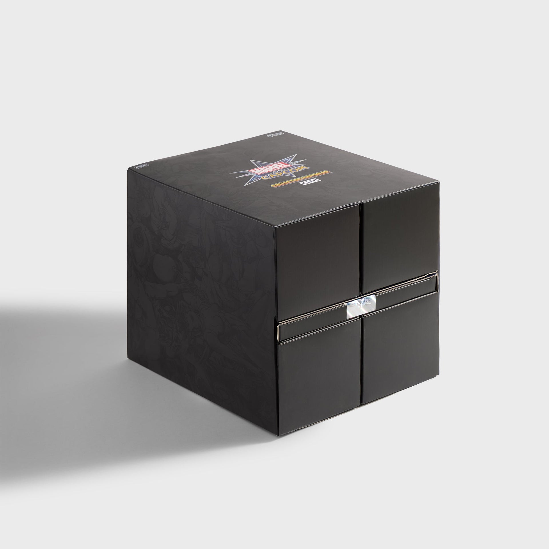 Marvel vs. Capcom | Kith for ASICS GEL-KAYANO® 12.1 Captain America vs. Guile Double Box - Dive Blue / Gunmetal / Deep Depths / Gunmetal