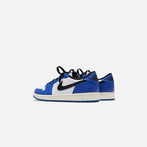 Jordan Air Jordan 1 Low OG - White / Black / Game Royal / Sail