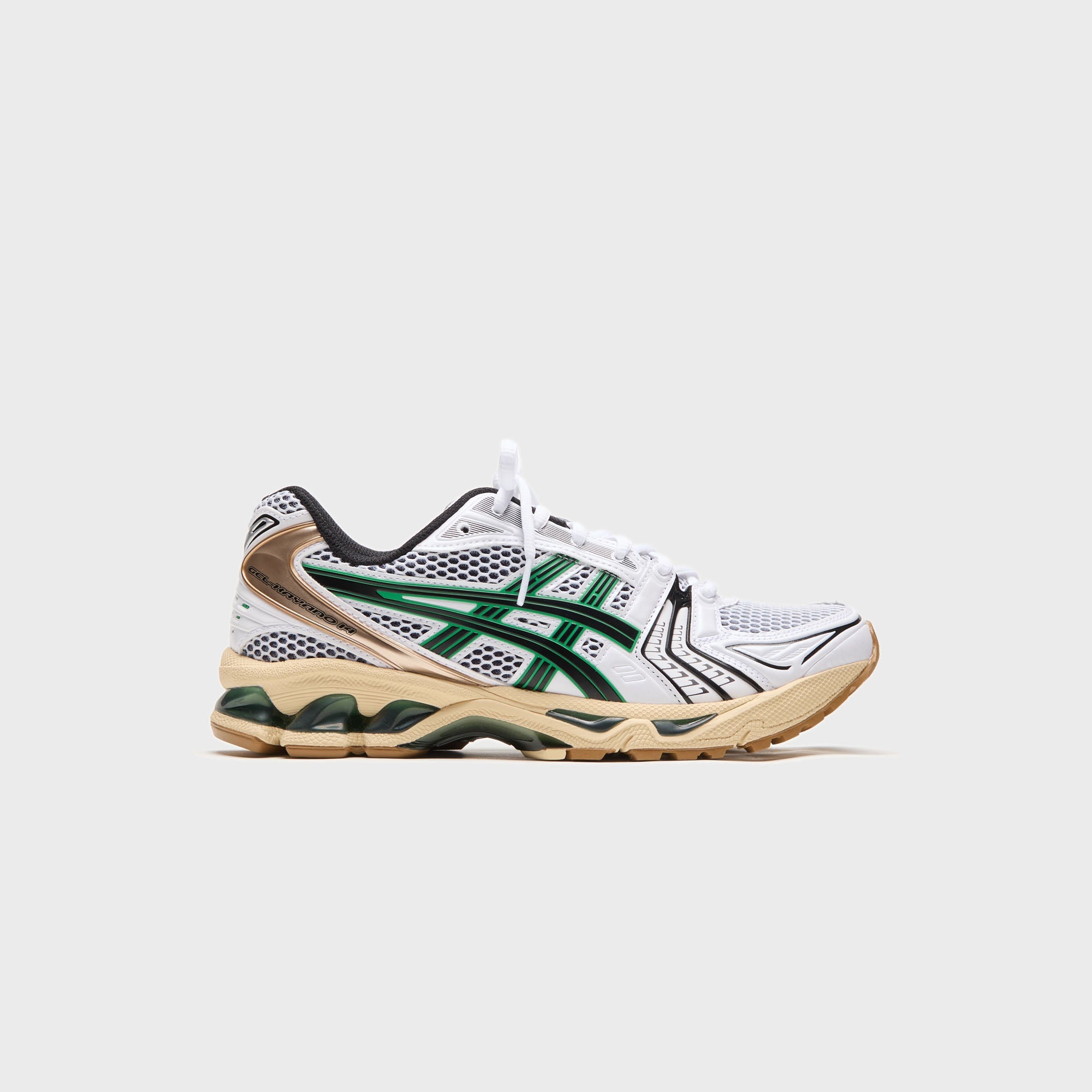 ASICS Gel-Kayano 14 - White / Hinoki Beige – Kith