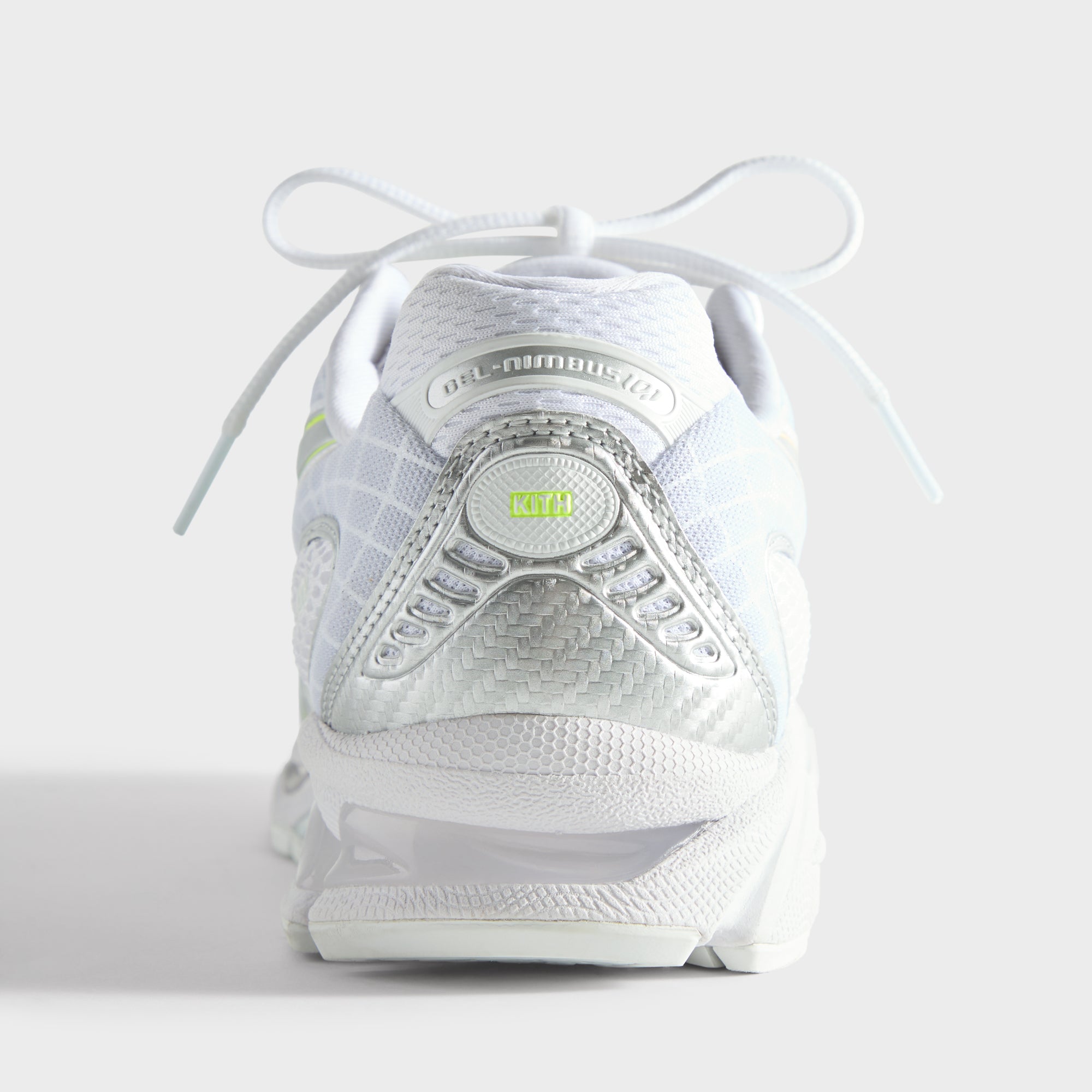 ☆ASICS X KITH☆ GEL-NIMBUS 10.1 WHITE PURE SILVER NEW Kith X Asics Gel-Nimbus 10.1 White Pure Silver Men's