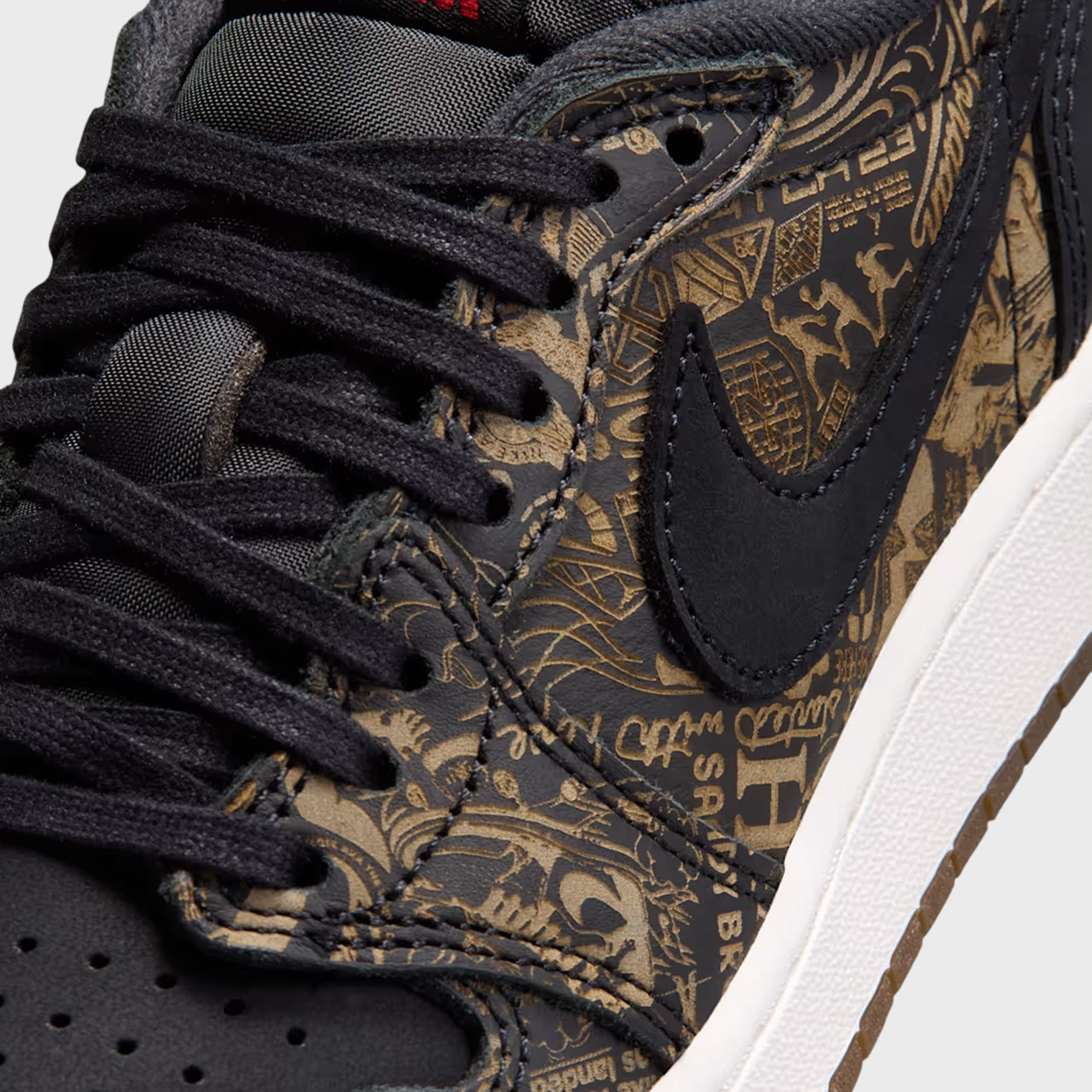 Jordan GS Air Jordan 1 Retro Low OG - Black / Palomino / Summit White / Multicolor