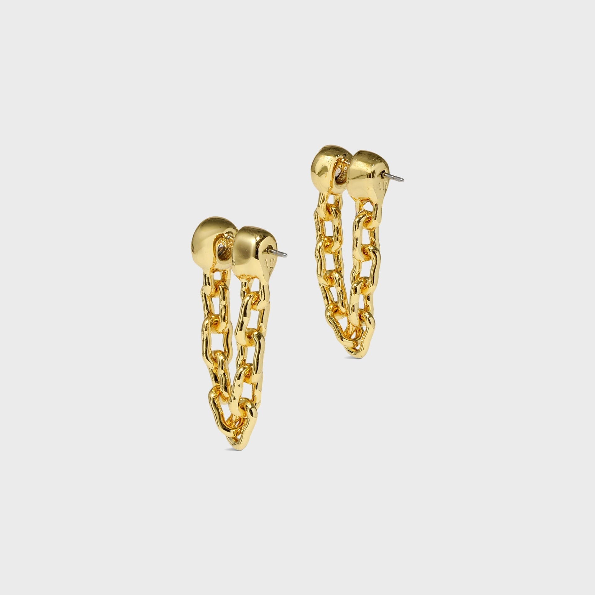 Alexis Bittar Asterales Floating CZ Vine Post Earrings - Gold