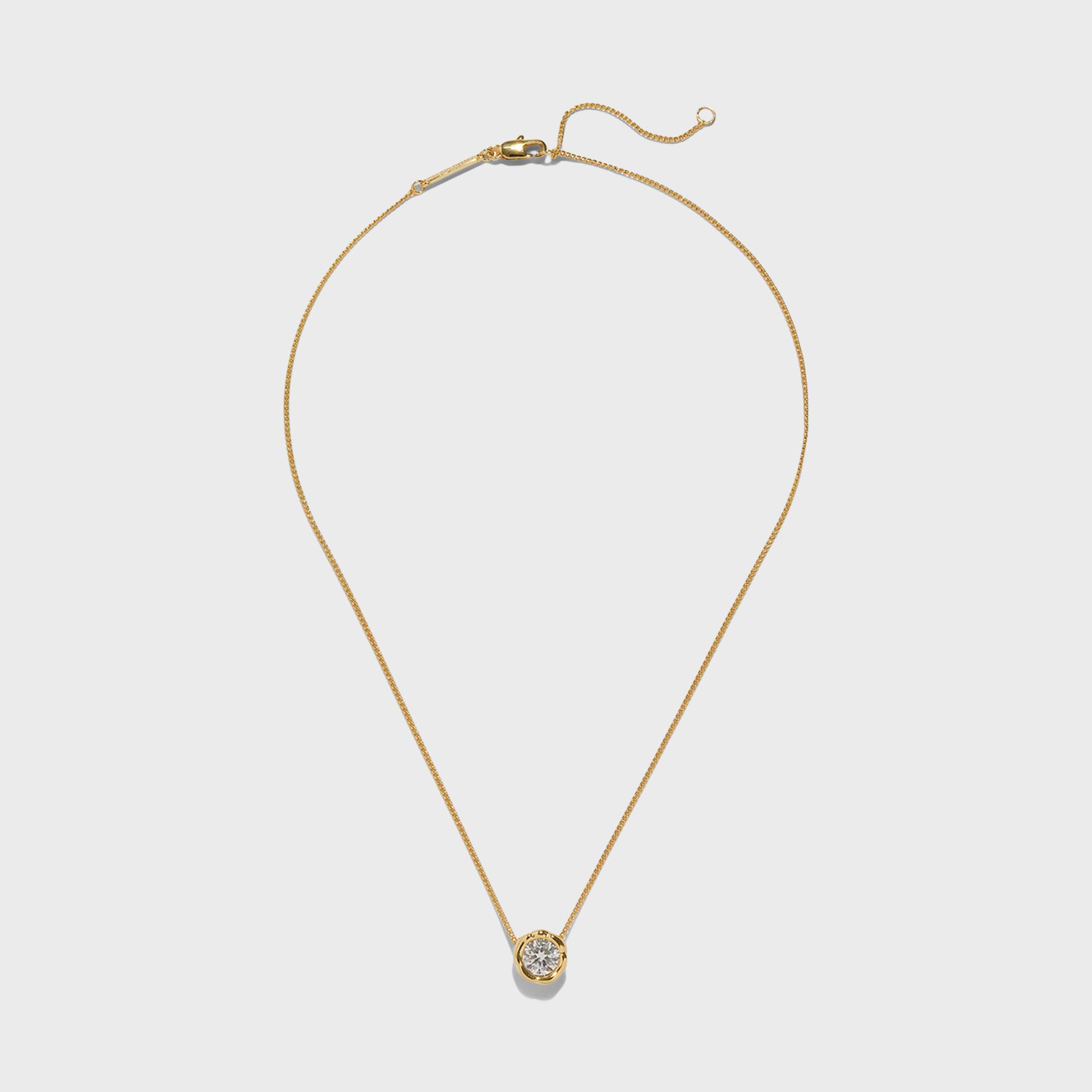 Alexis Bittar Asterales Cubic Zirconia Solitaire Necklace - Gold