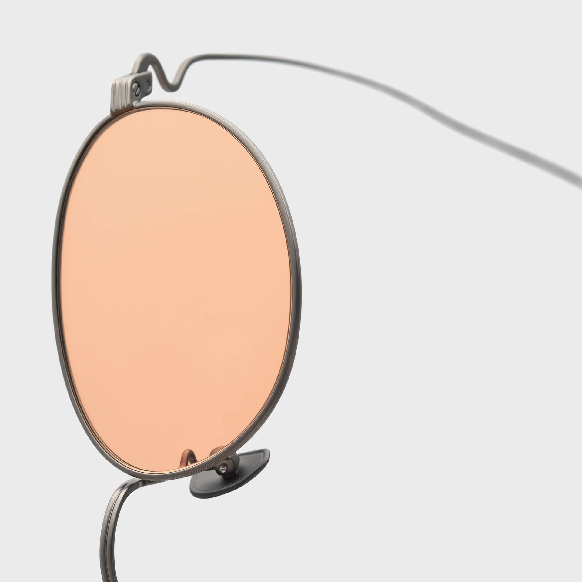 Akila Petal Sunglasses - Brushed Gunmetal / Amber