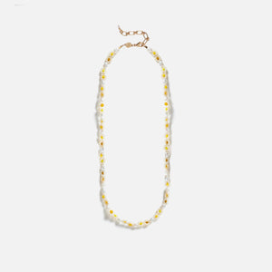 Anni Lu Daisy Flower Necklace - Yellow / Multi
