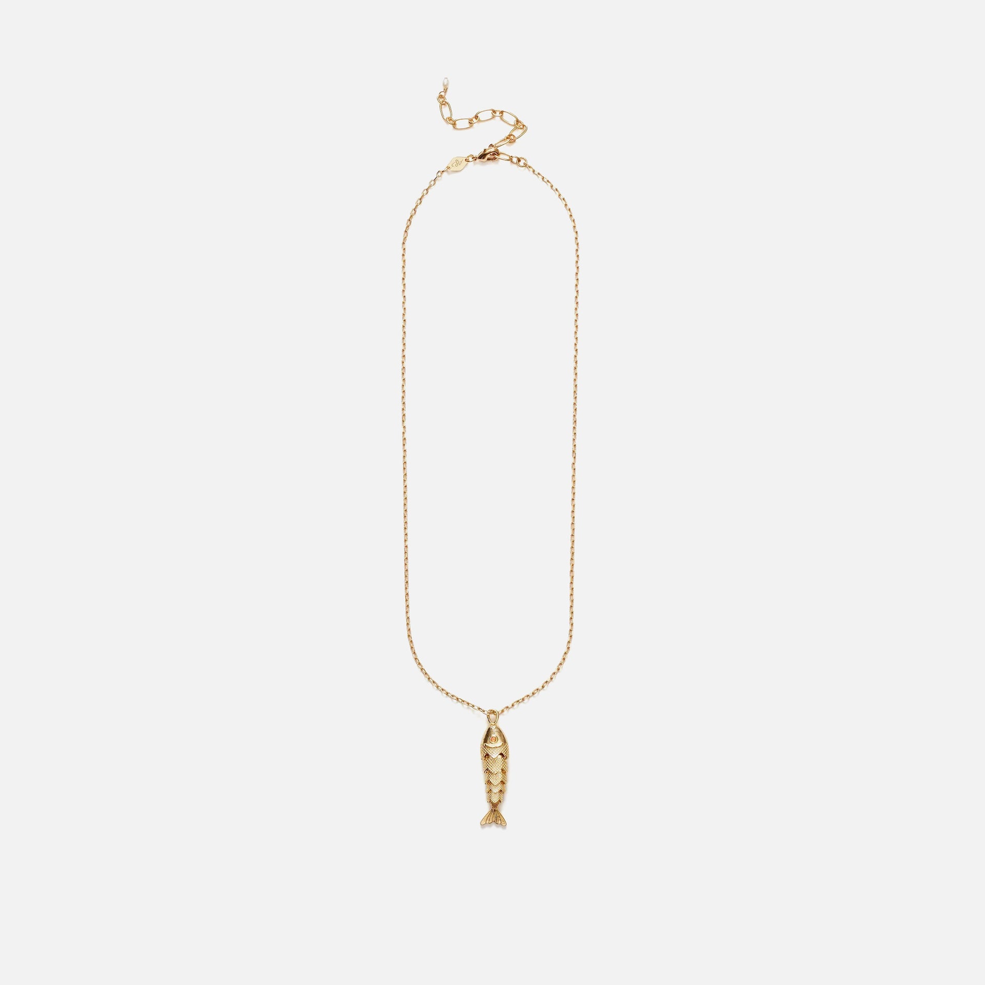 Anni Lu Something Fishy Necklace - Gold