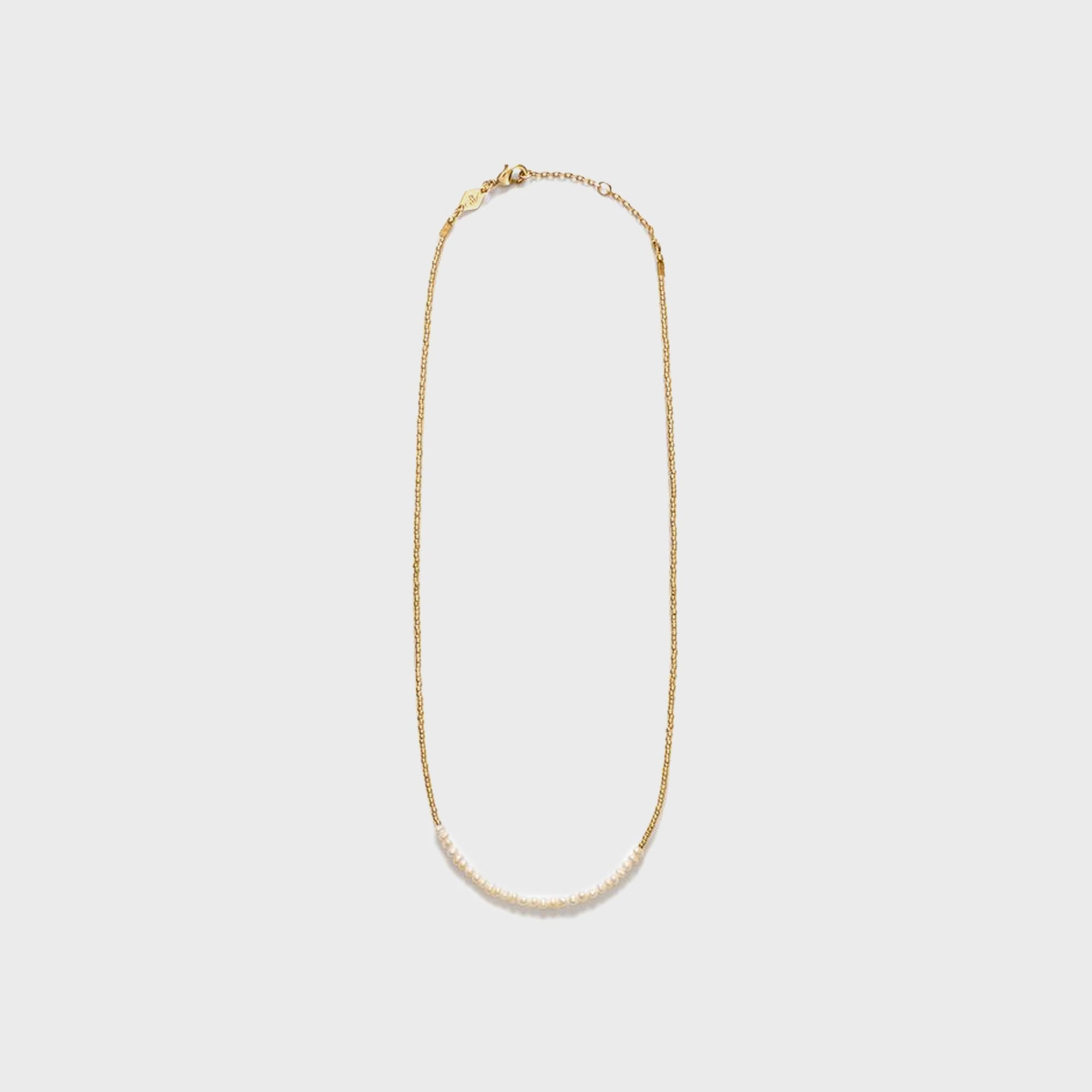 Anni Lu Pearly Necklace - Gold