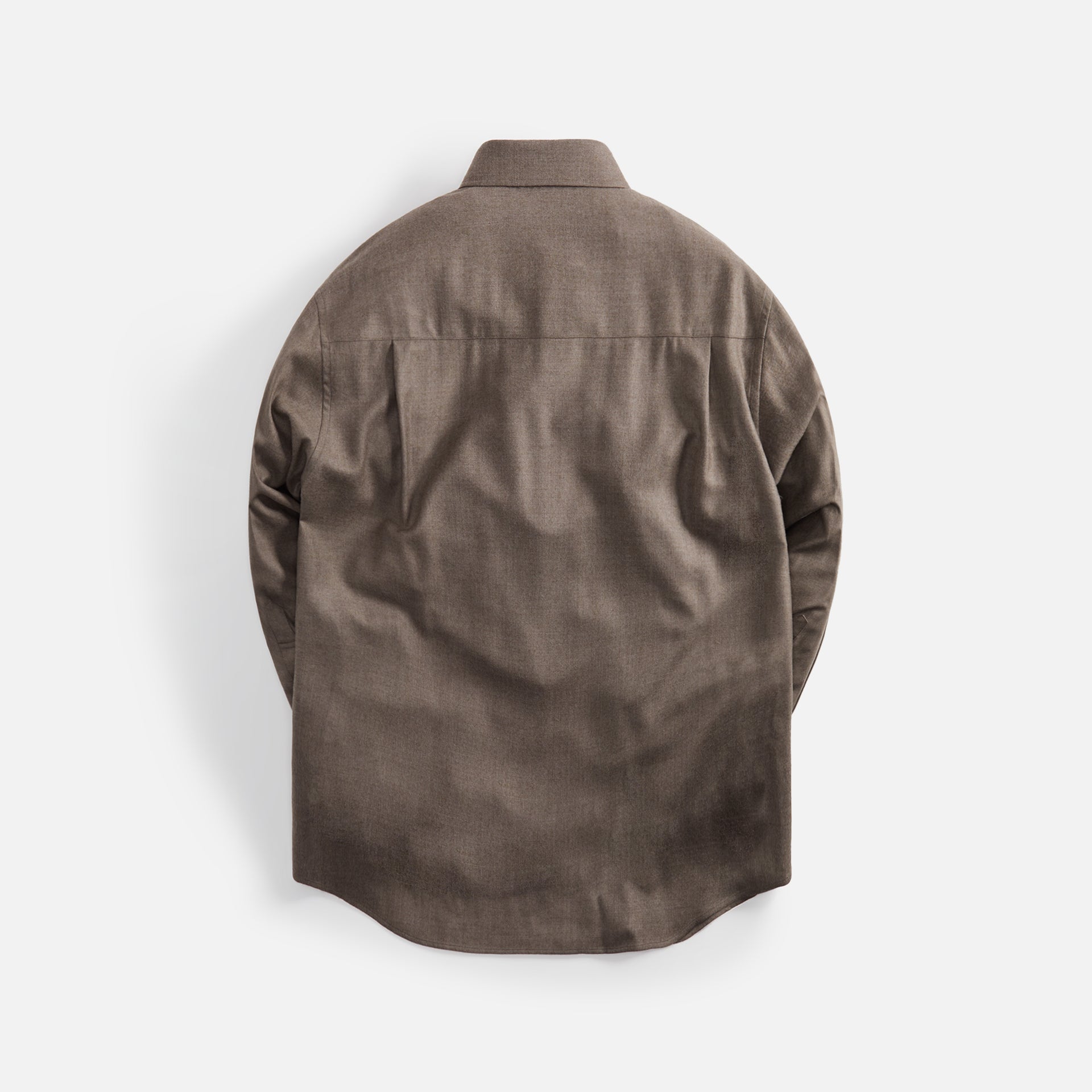 Auralee Super Light Wool Easy Shirt - Brown