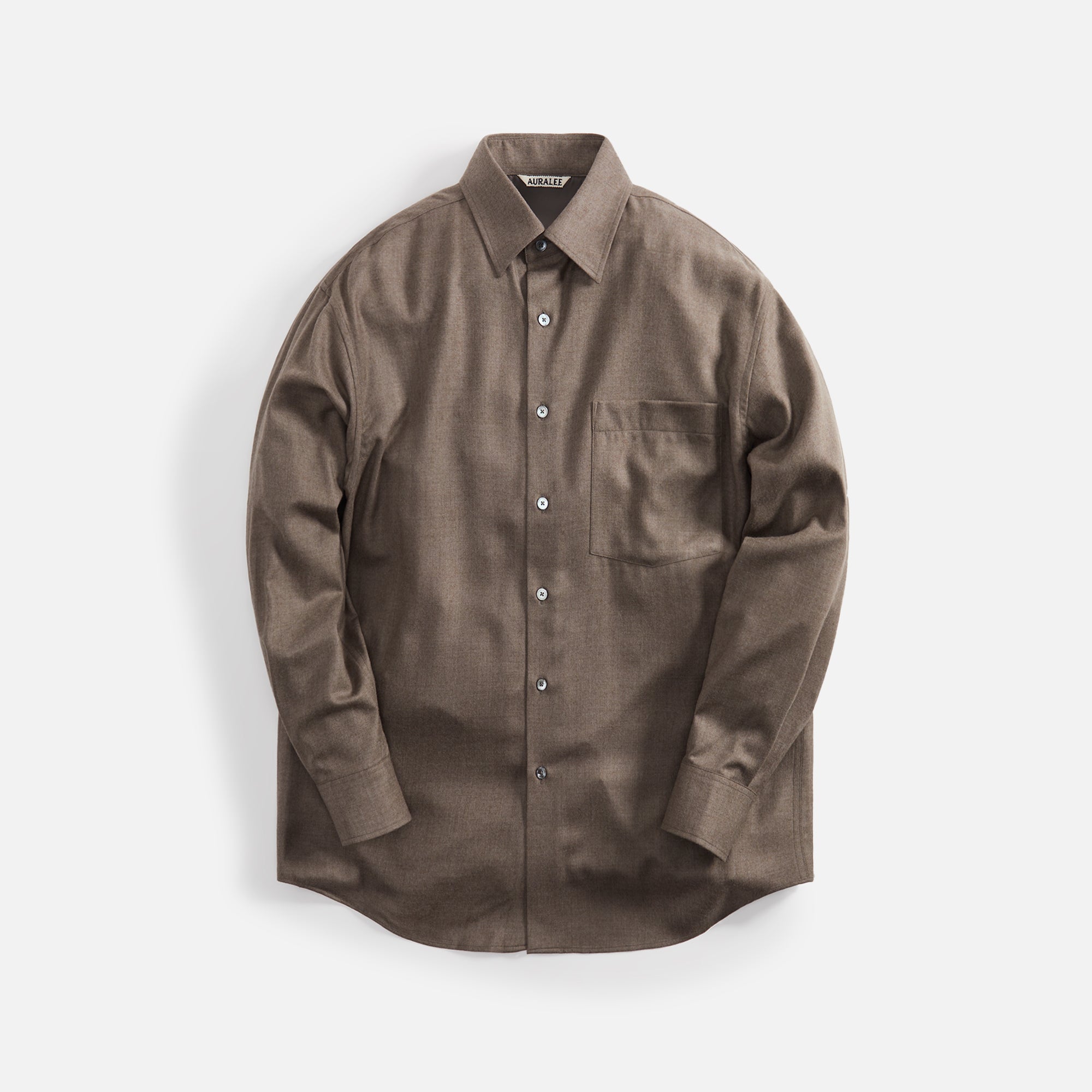 Auralee SUPER LIGHT WOOL SHIRT-