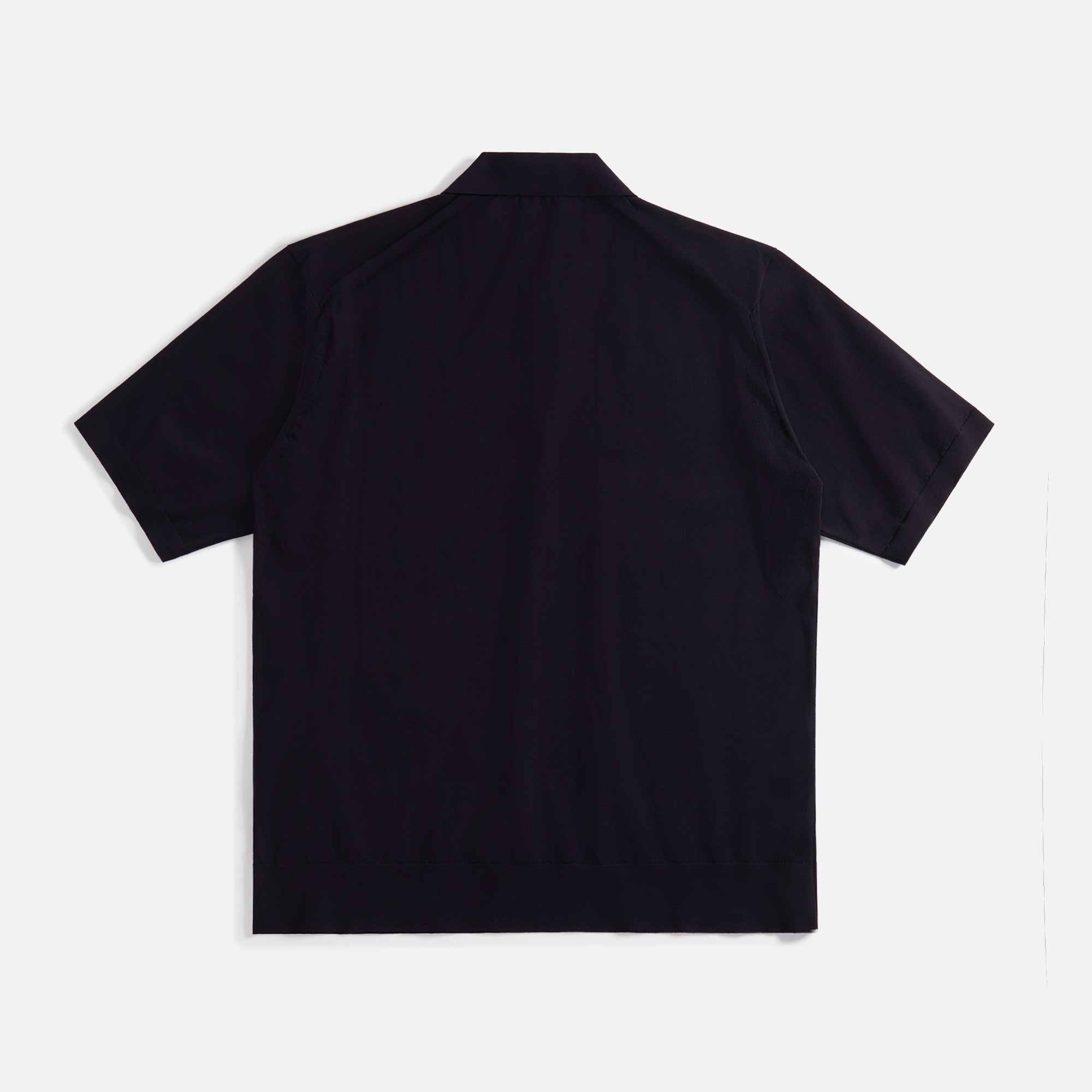 トップス 02AURALEE SUPER HIGH GAUGE COTTON AURALEE Super High Gauge Cotton Knit Polo - DARK NAVY – Totem