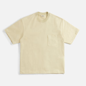 Auralee Stand-Up Tee - Light Khaki – Kith