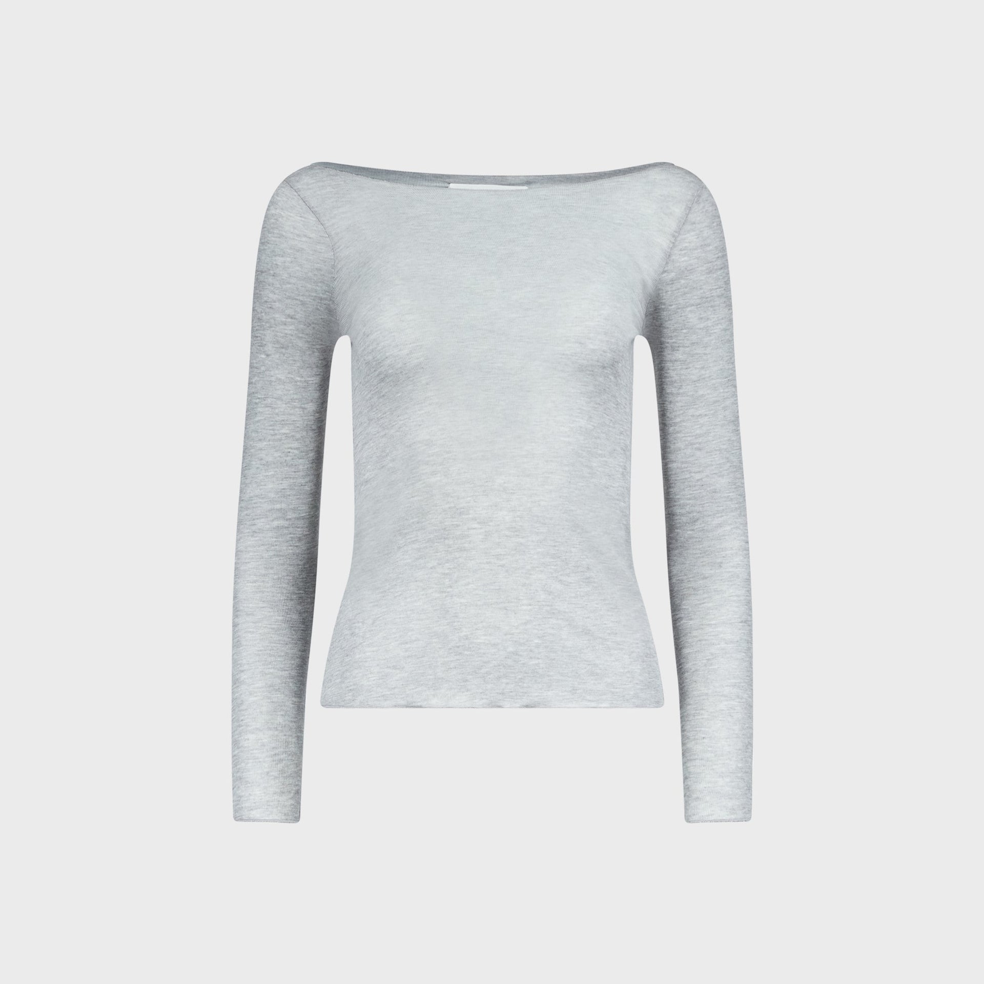 Aya Muse Boatneck Long Sleeve - Grey