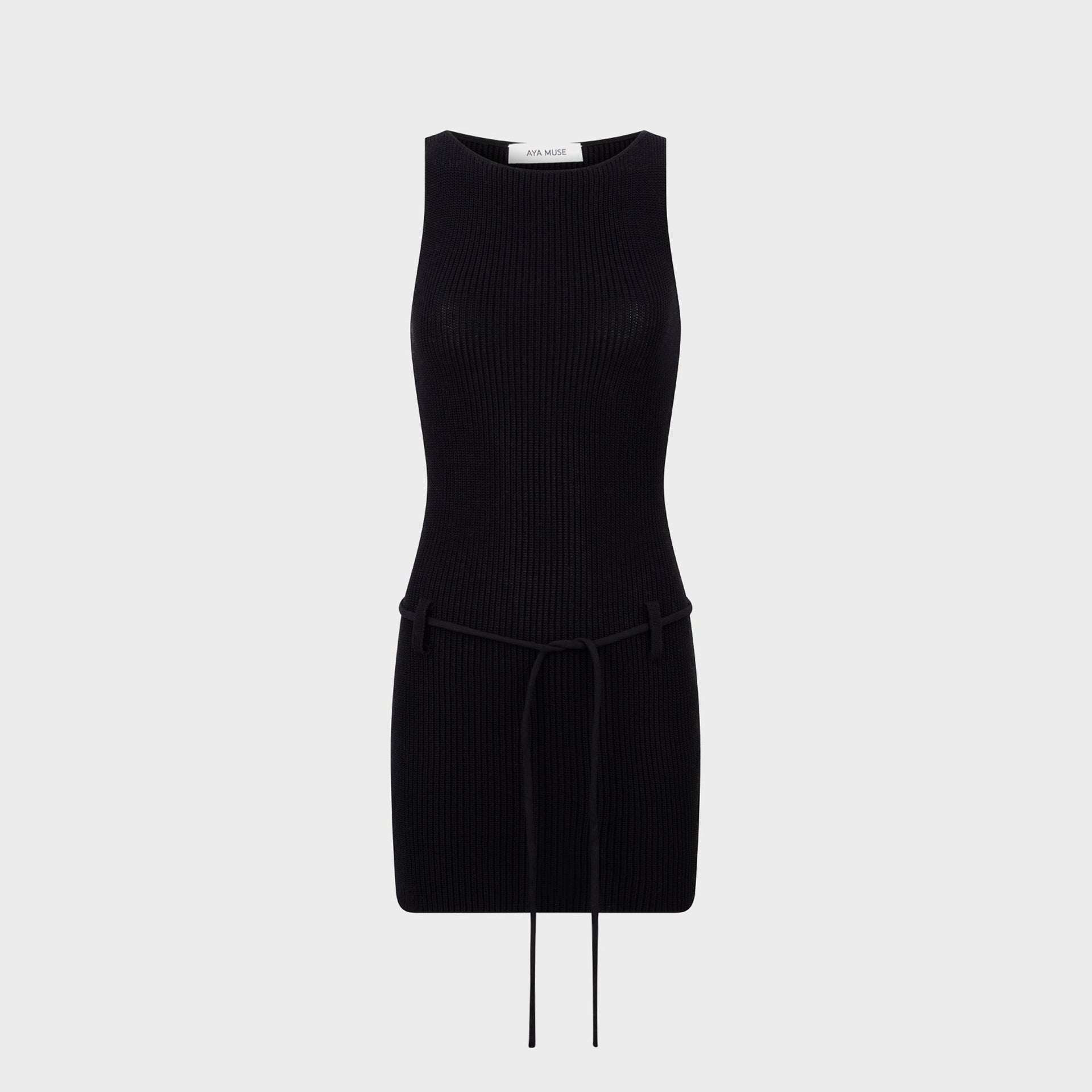 Aya Muse Zeal Mini Dress in Black