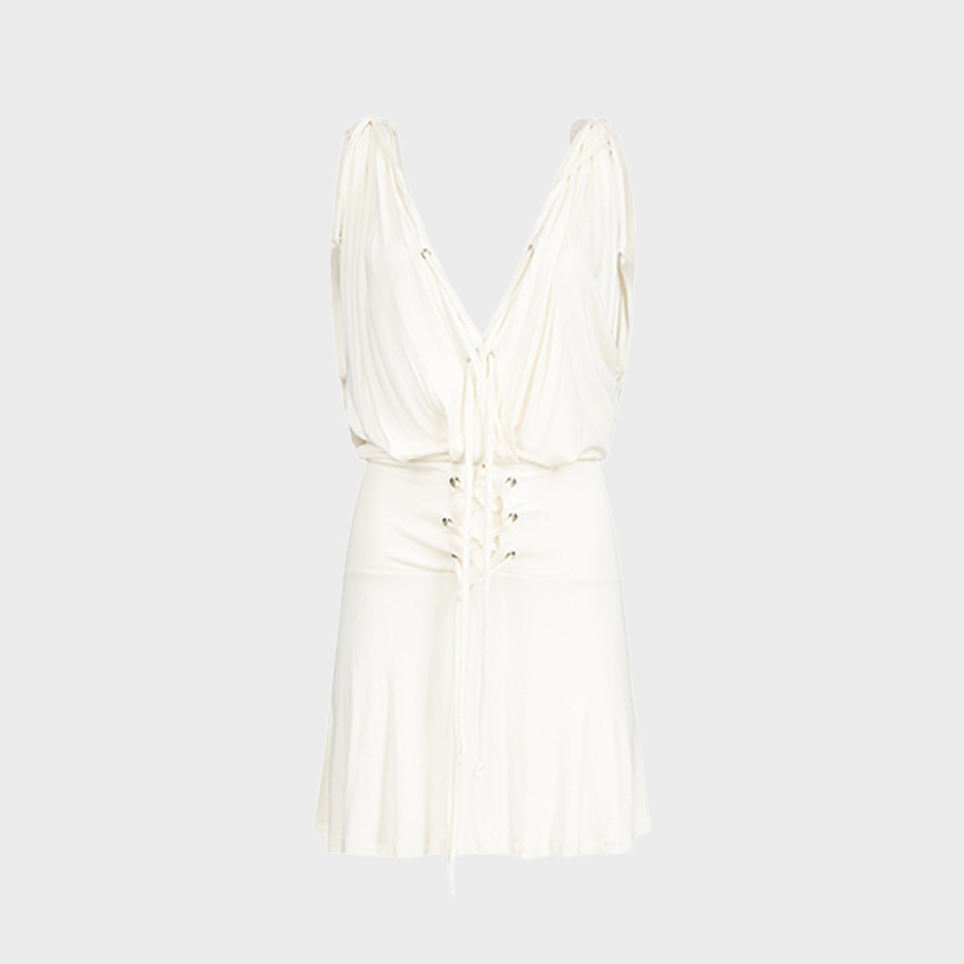 Aya Muse Lotu Dress - White
