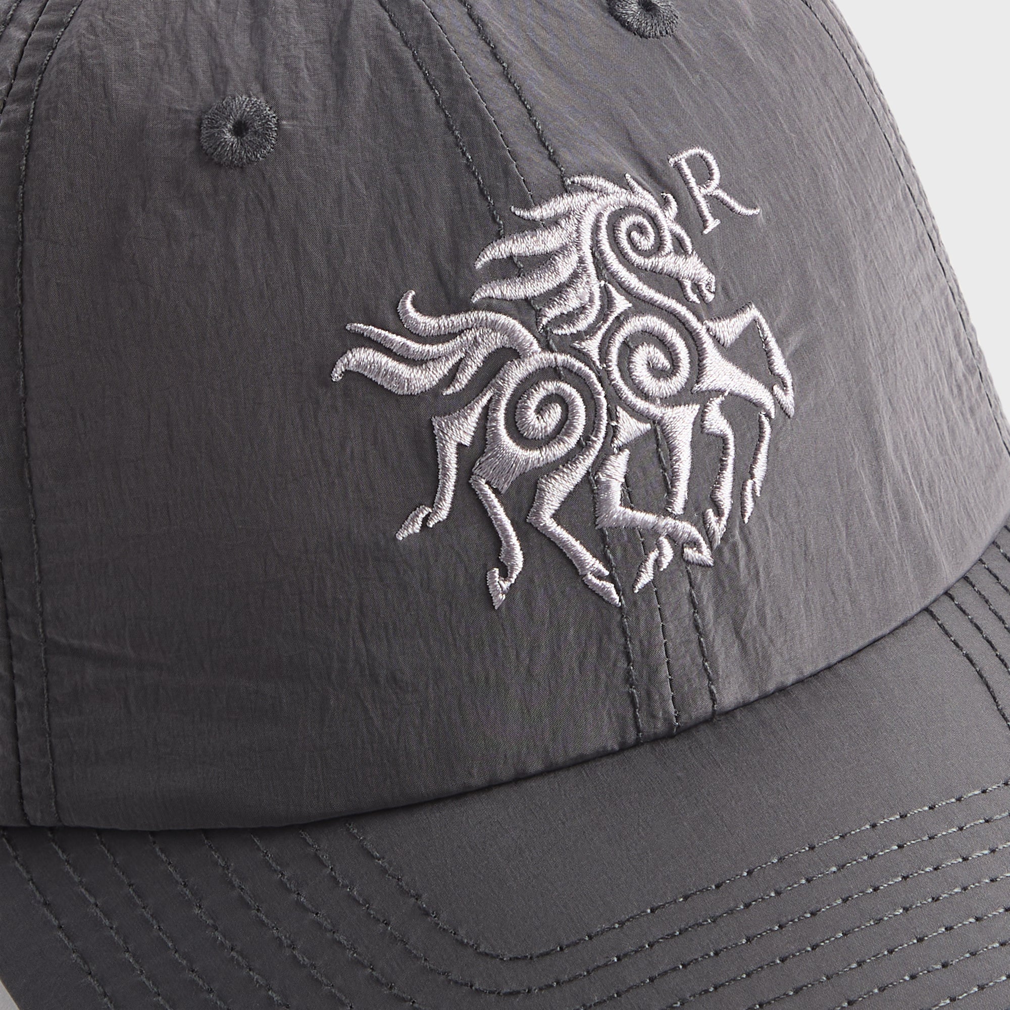 Ranra Cascade Shiny Baseball Hat - Grey – Kith